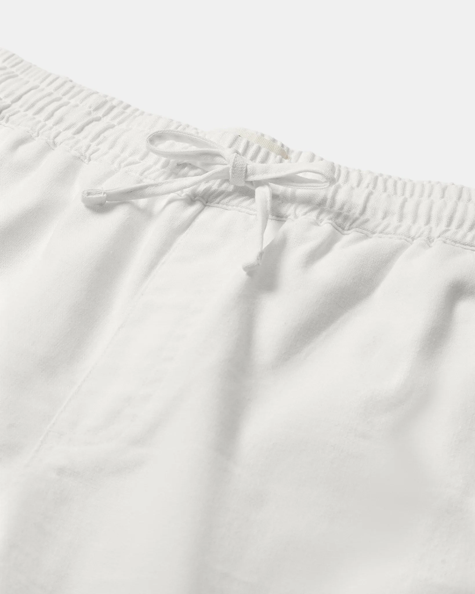 AKLT JAMES COT/LINEN ELA SHORTS - Tofu sold by anerkjendt product image thumbnail 3