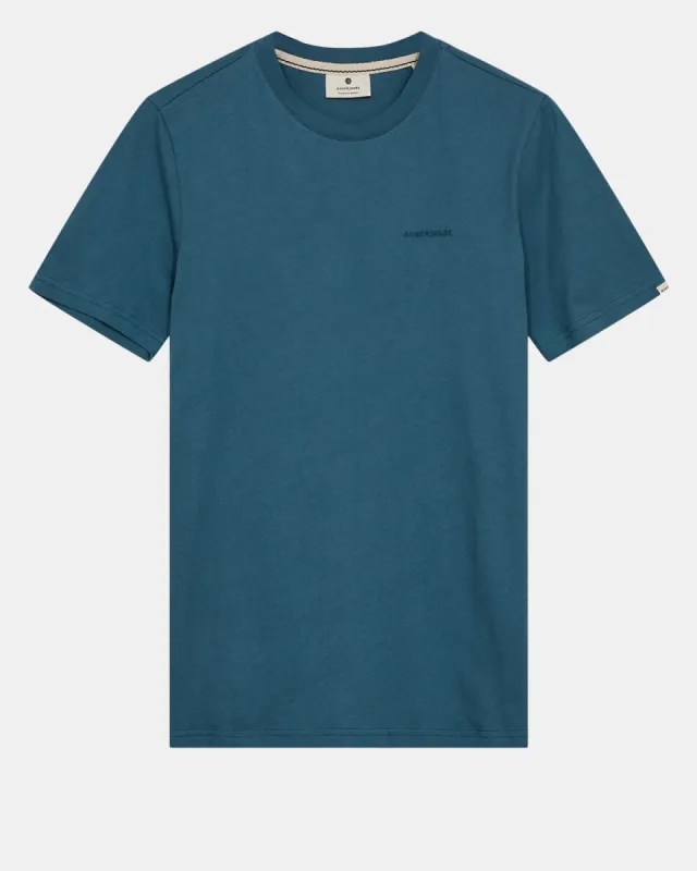 AKROD S/S TEE NOOS - GOTS - Indian Teal sold by anerkjendt