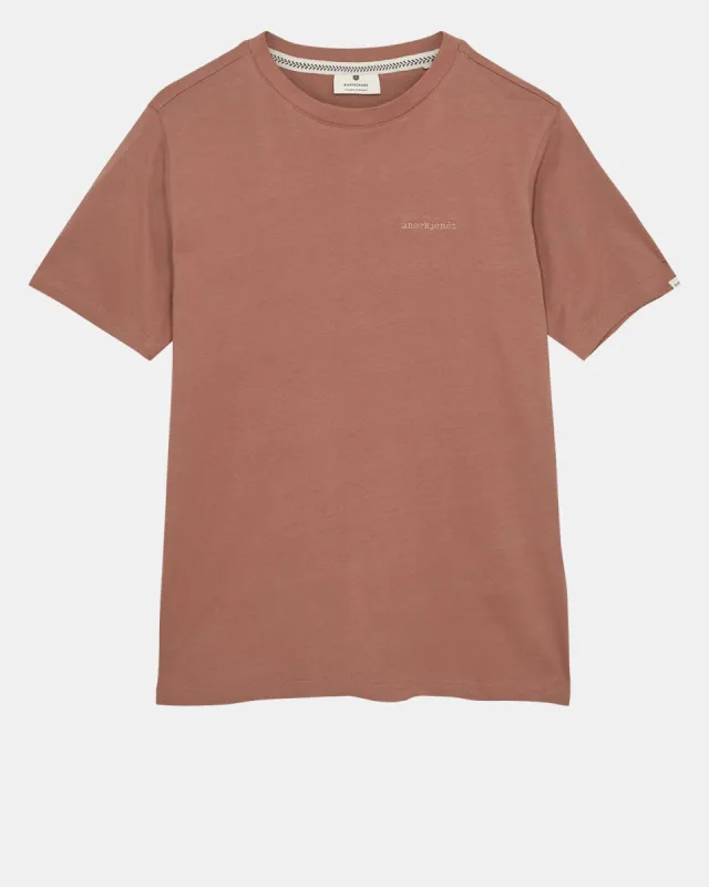 AKROD S/S TEE NOOS - GOTS - Cognac sold by anerkjendt