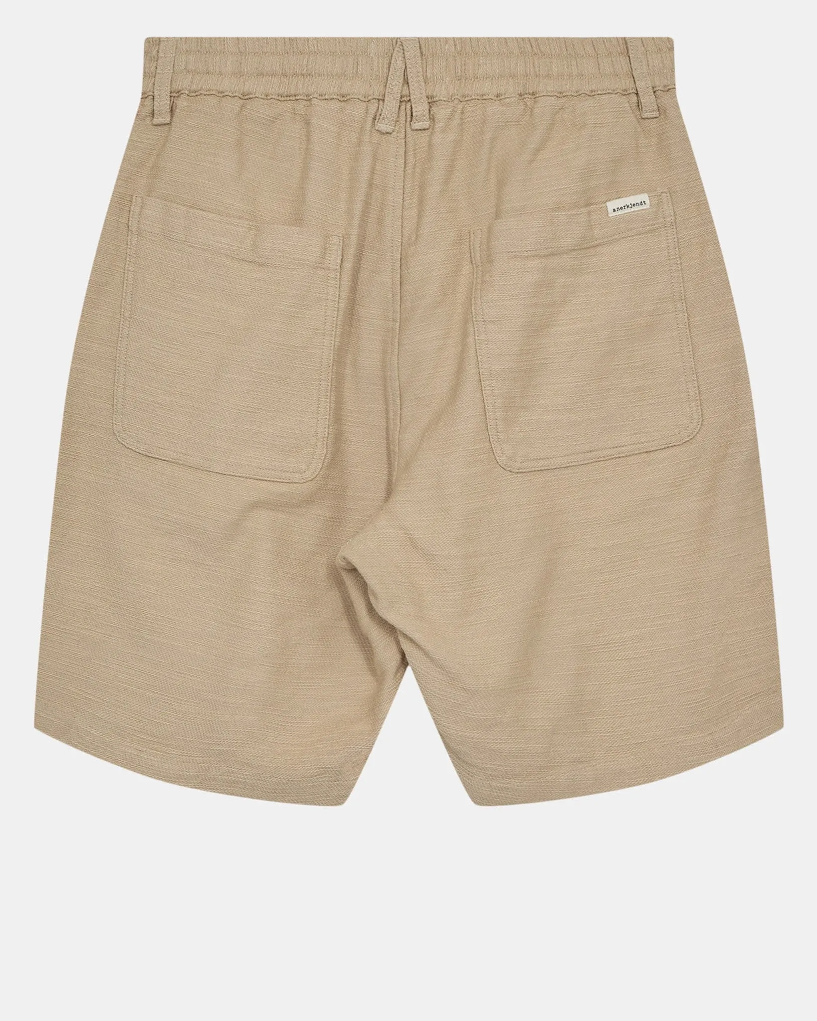 AKLT JAN TWILL SHORTS - Brown Rice sold by anerkjendt product image thumbnail 2