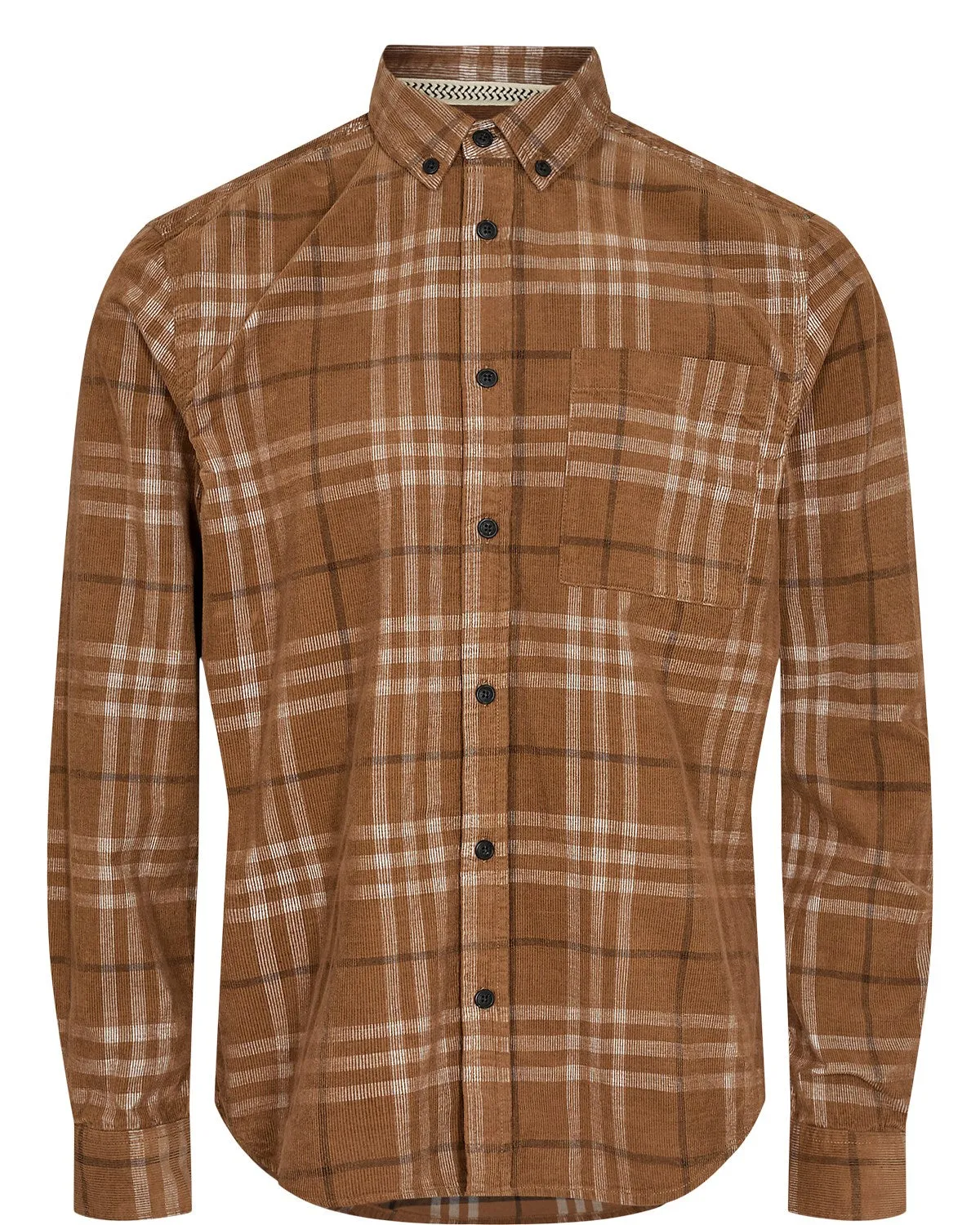 AKKONRAD CORD CHECK L/S SHIRT - Incense sold by anerkjendt