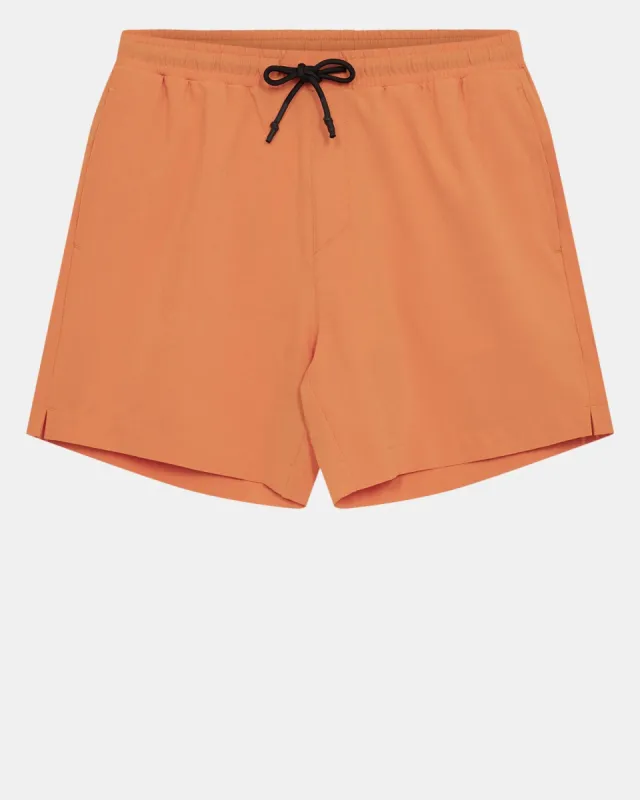 AKSHARK SWIMSHORTS - Orange Ochre sold by anerkjendt