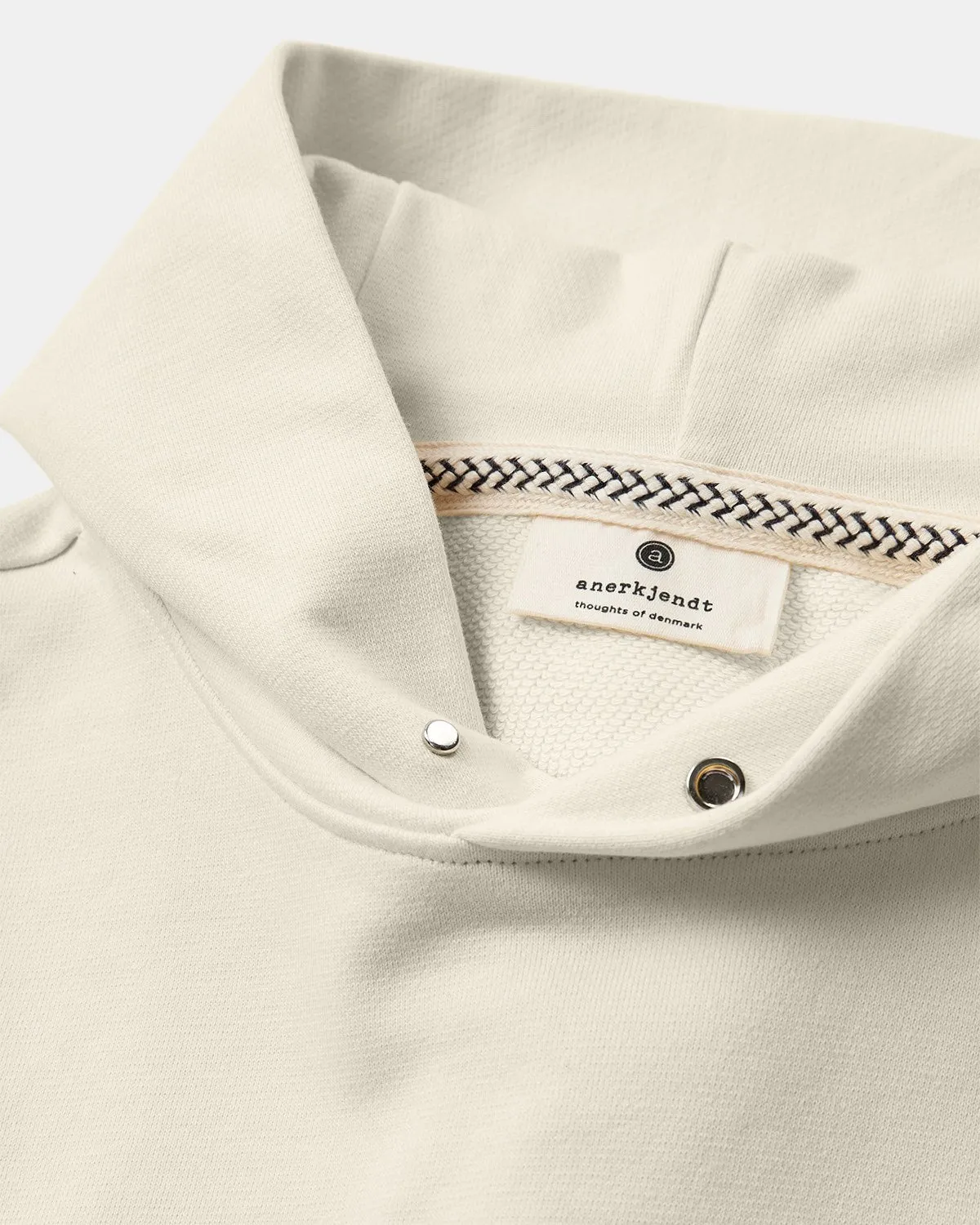 AKMELVIN HOODIE NOOS - GOTS - Tofu sold by anerkjendt product image thumbnail 3