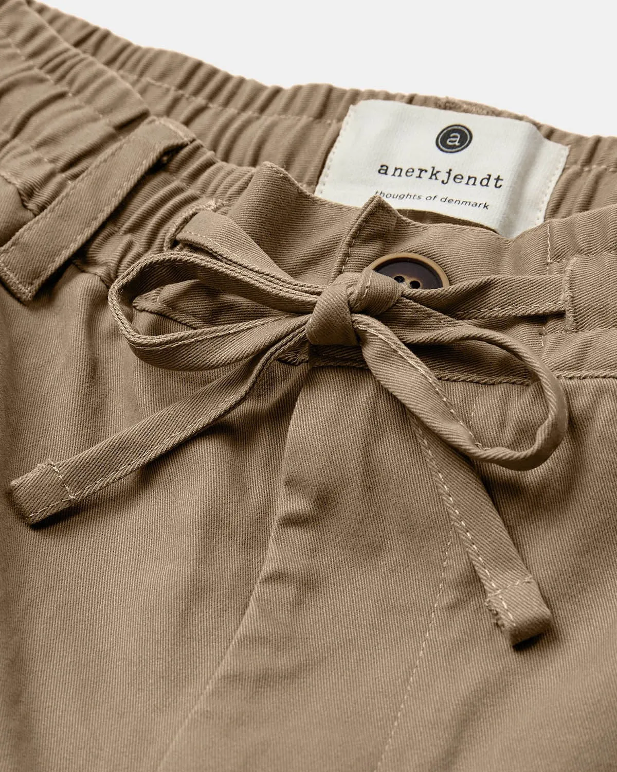 AKJAN COTTON PLEAT ELA PANTS - Incense sold by anerkjendt product image thumbnail 3