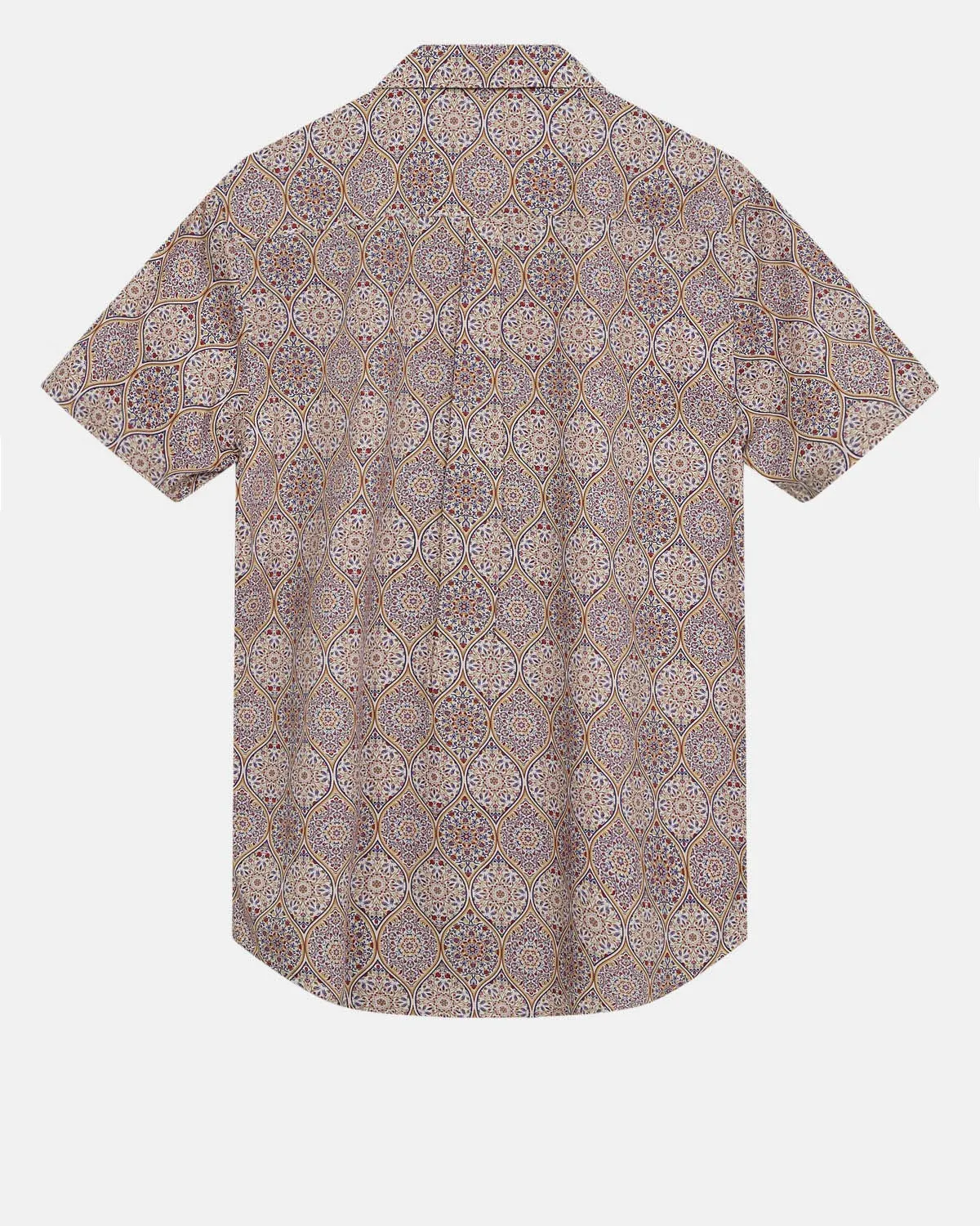 AKLEO S/S POPLIN AOP - Golden Yellow sold by anerkjendt product image thumbnail 2