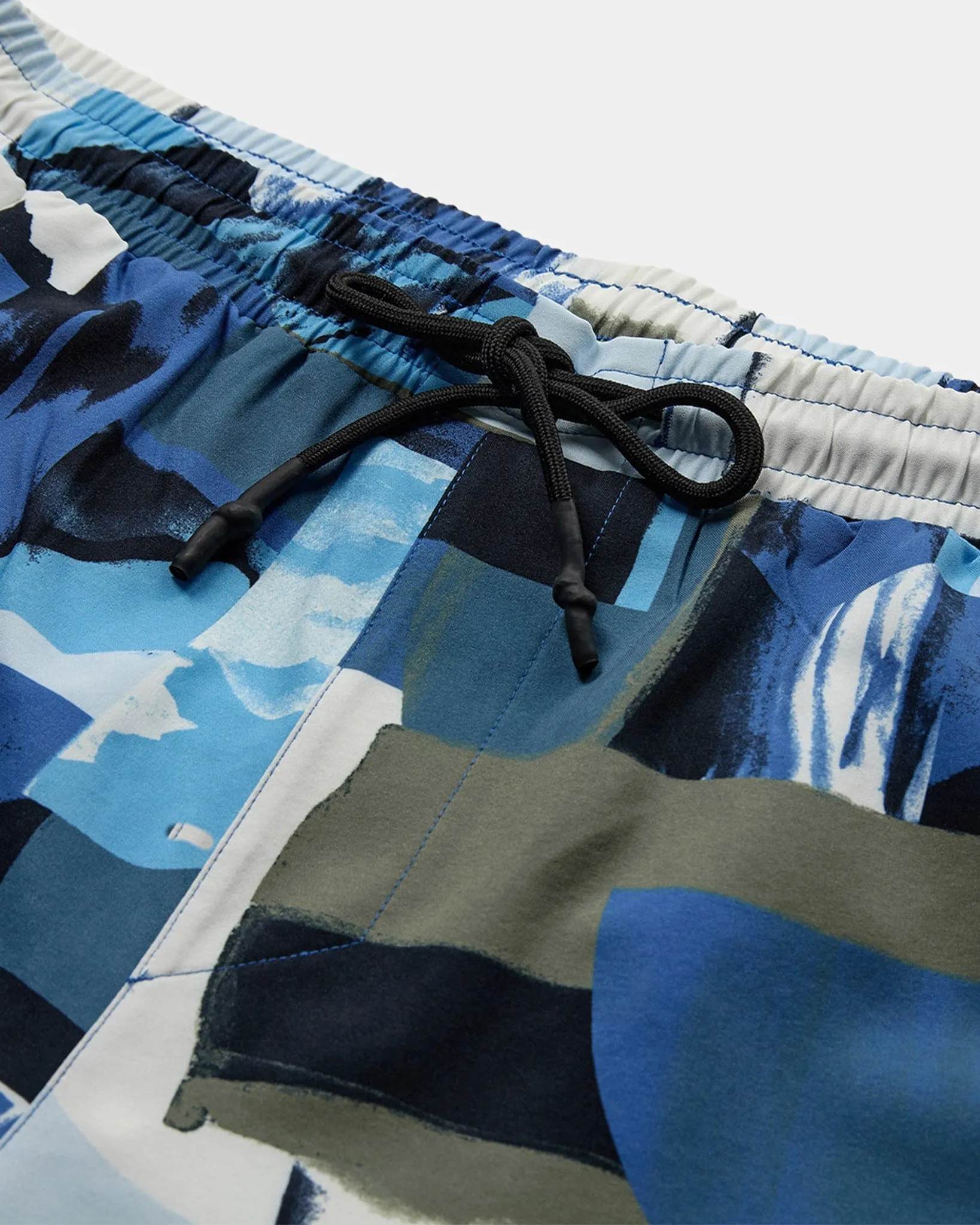 AKSHARK AOP SWIMSHORTS - Indian Teal sold by anerkjendt product image thumbnail 3