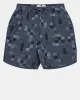 AKLT JAN DENIM PATCH SHORTS - Sky Captain sold by anerkjendt