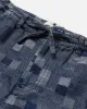 AKLT JAN DENIM PATCH SHORTS - Sky Captain sold by anerkjendt