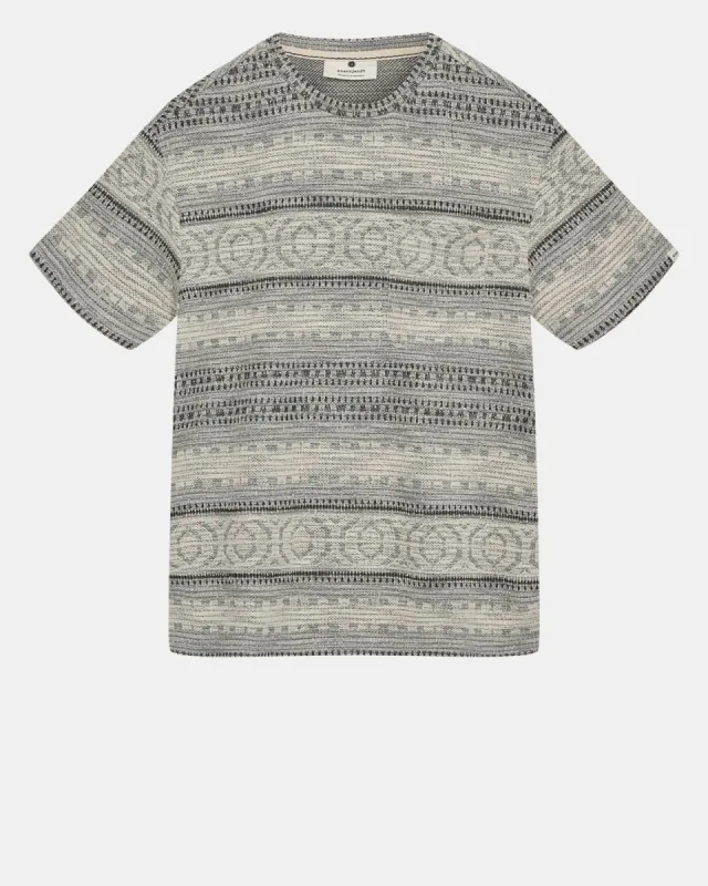 AKKIKKI S/S JACQ TEE - Tofu sold by anerkjendt