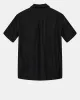 AKLEO S/S COT/LINEN SHIRT - Caviar sold by anerkjendt