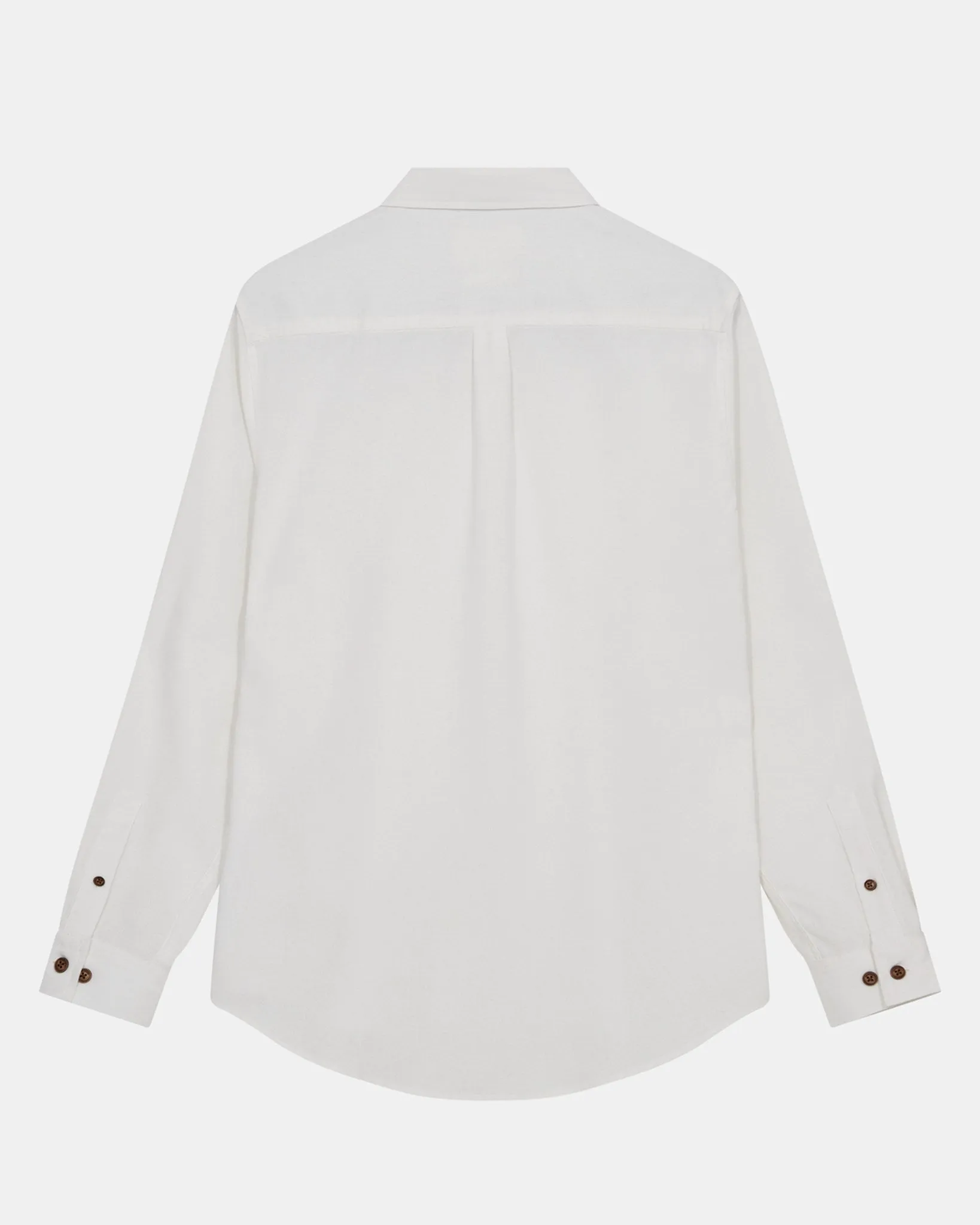 AKLEIF L/S COT/LINEN SHIRT - Tofu sold by anerkjendt product image thumbnail 2