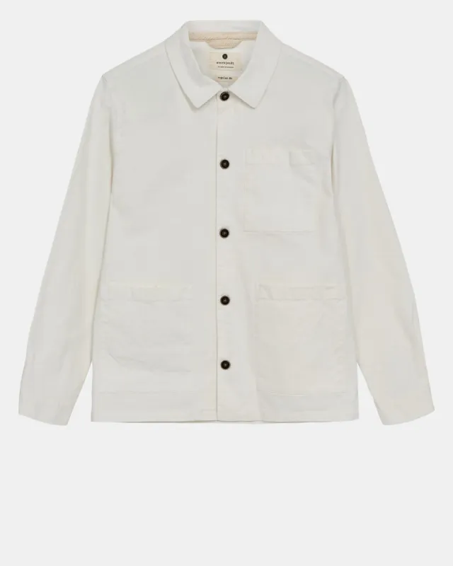 AKOSCAR COTTON OVERSHIRT - Tofu sold by anerkjendt