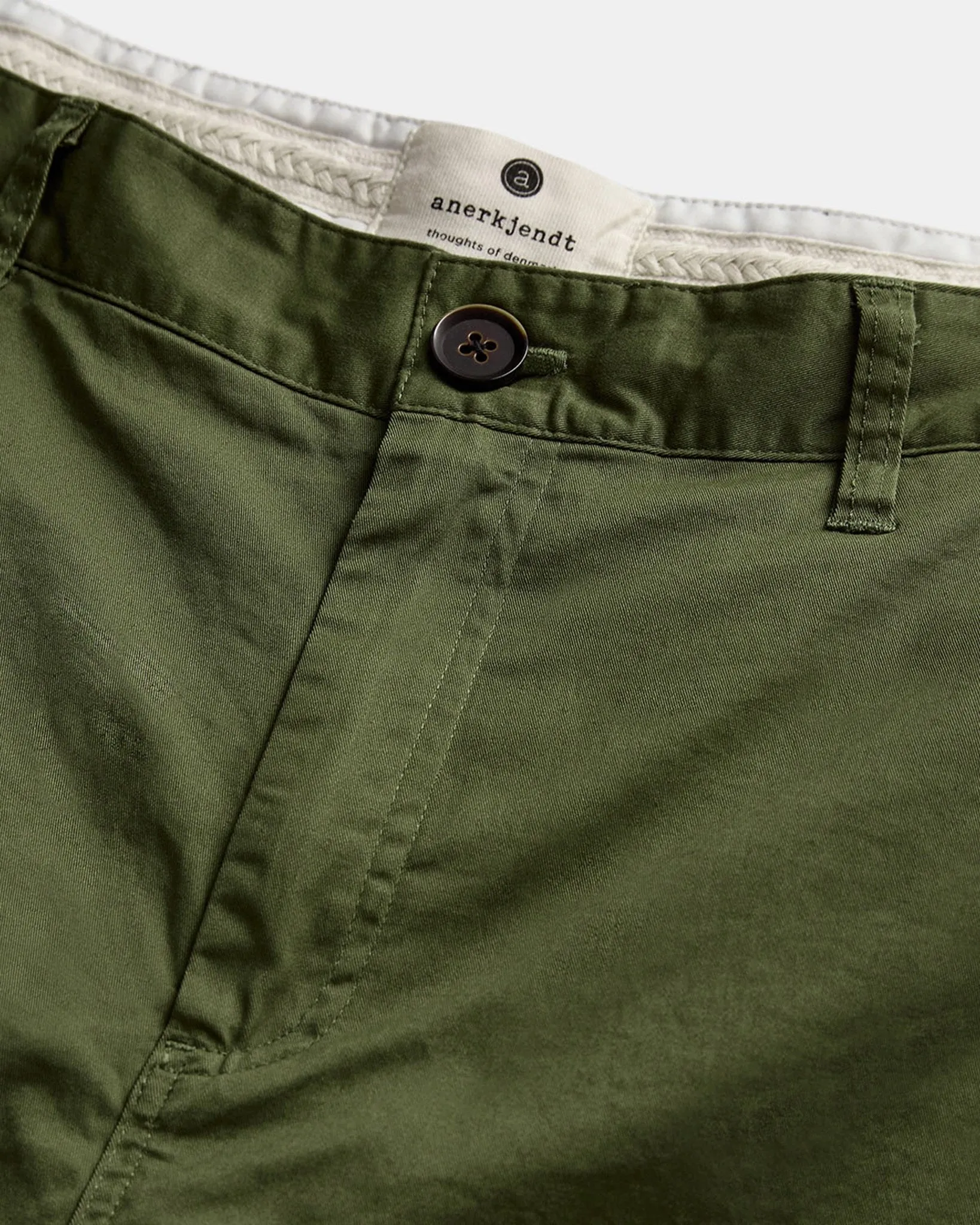 AKLT JAN PITTI CARGO SHORTS - Olivine sold by anerkjendt product image thumbnail 3