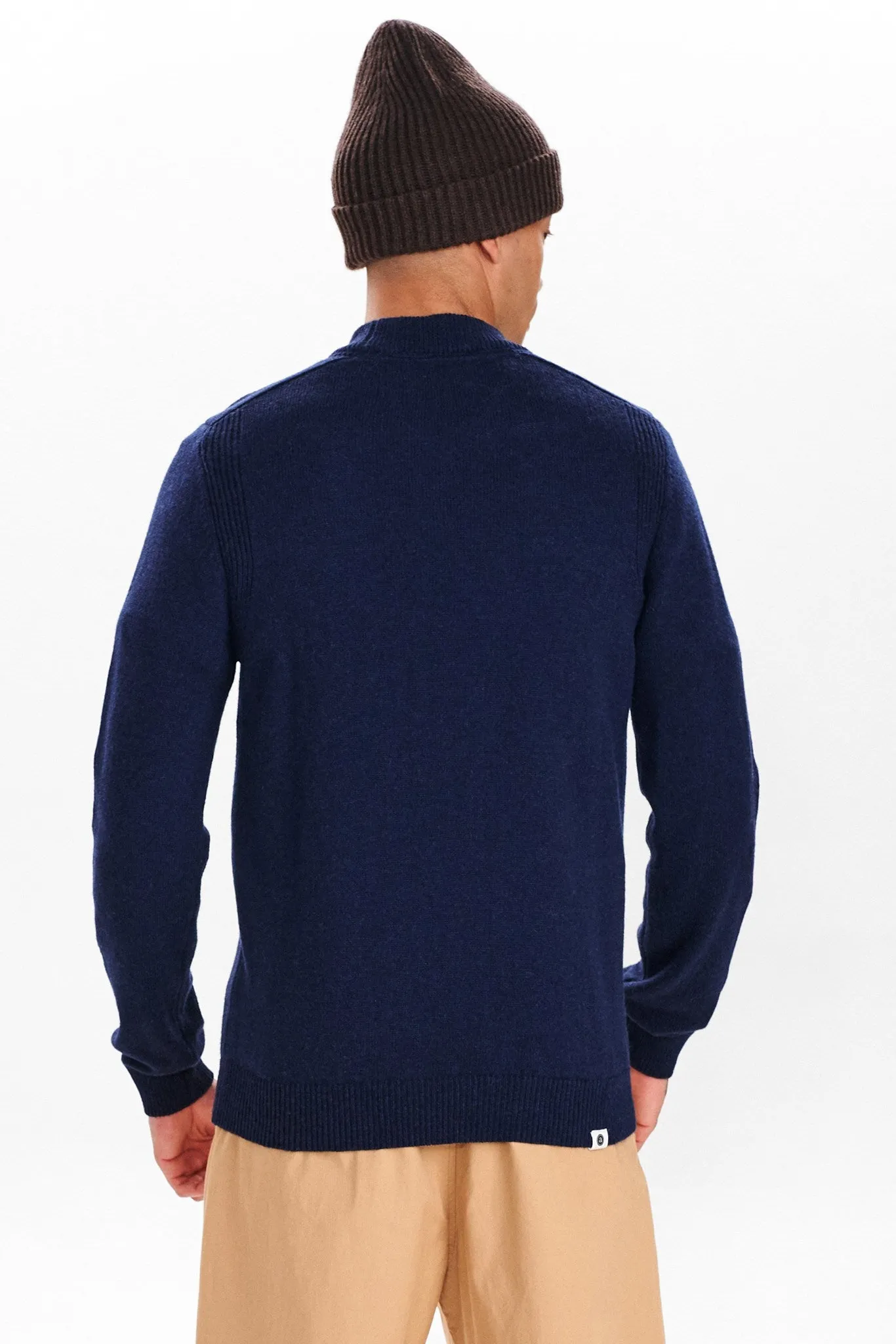 AKRICO LAMBSWOOL KNIT - Dark Navy sold by anerkjendt product image thumbnail 2