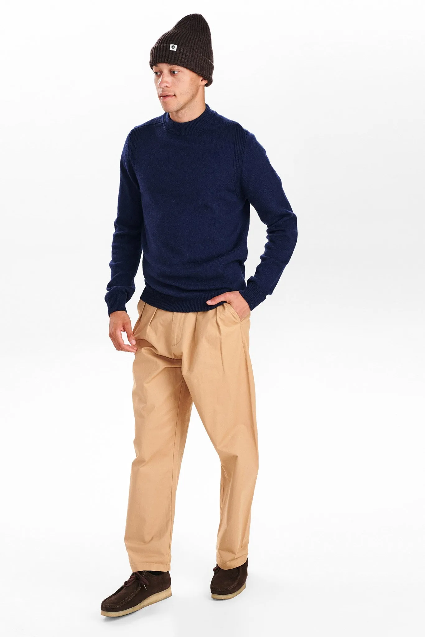 AKRICO LAMBSWOOL KNIT - Dark Navy sold by anerkjendt product image thumbnail 3