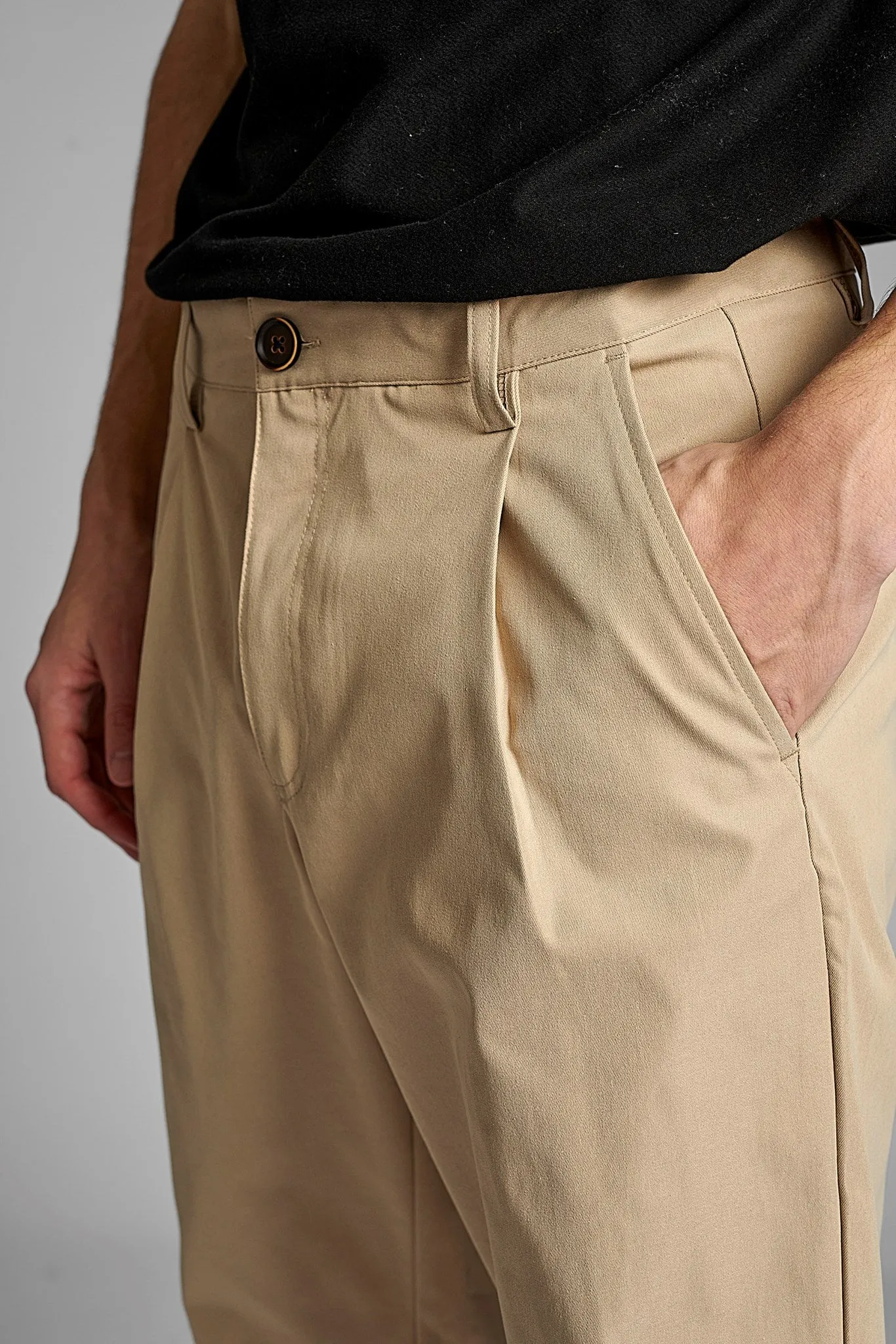 AKJAN TWILL PANTS - Incense sold by anerkjendt product image thumbnail 4