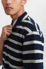 AKRENE STRIPE POLO - Sky Captain sold by anerkjendt