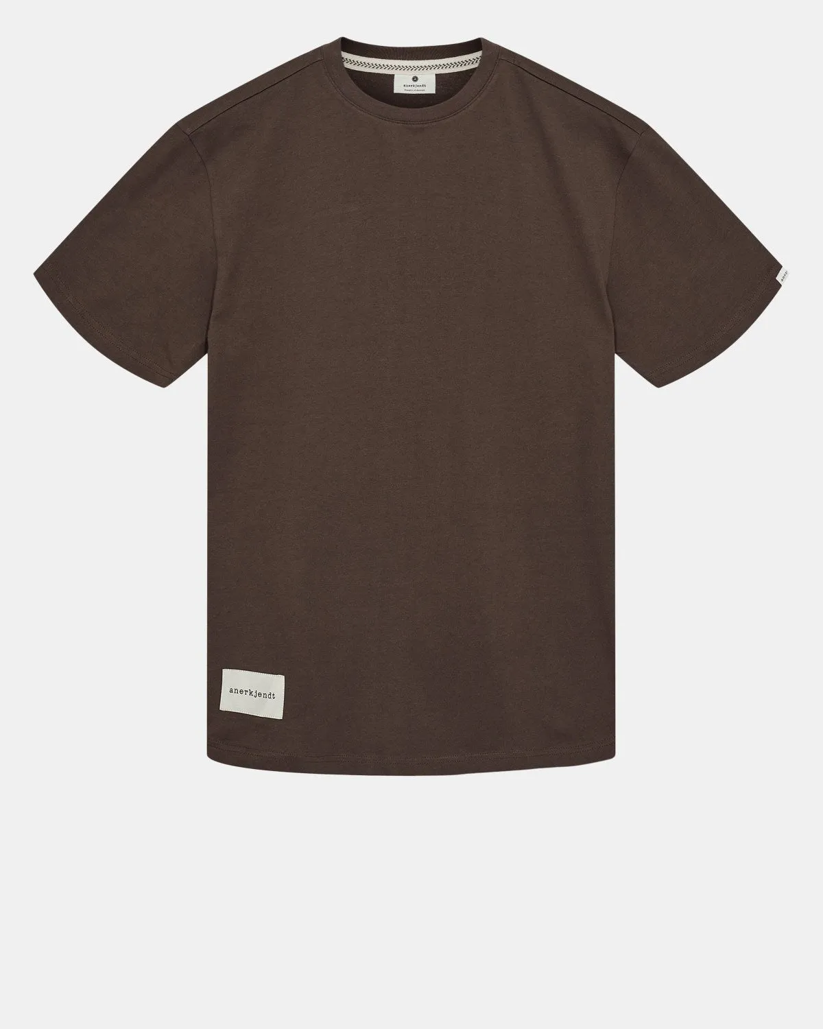 AKKIKKI S/S TEE NOOS - GOTS - Chocolate Brown sold by anerkjendt