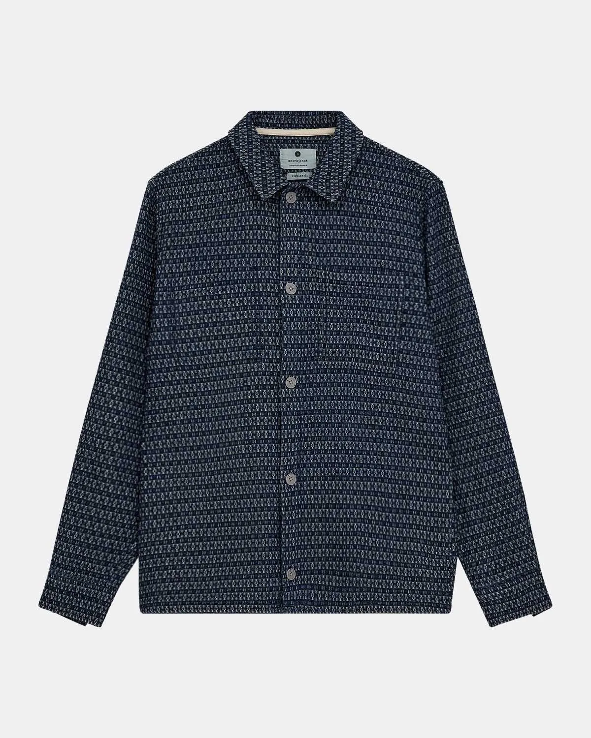 AKOSCAR INDIGO OVERSHIRT - Sky Captain sold by anerkjendt
