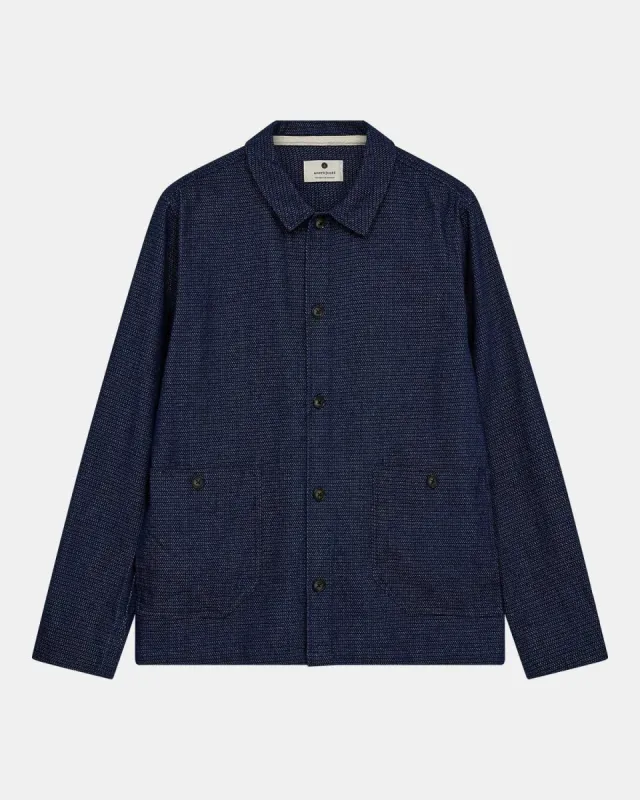 AKOSCAR POCKET OVERSHIRT - Sky Captain sold by anerkjendt