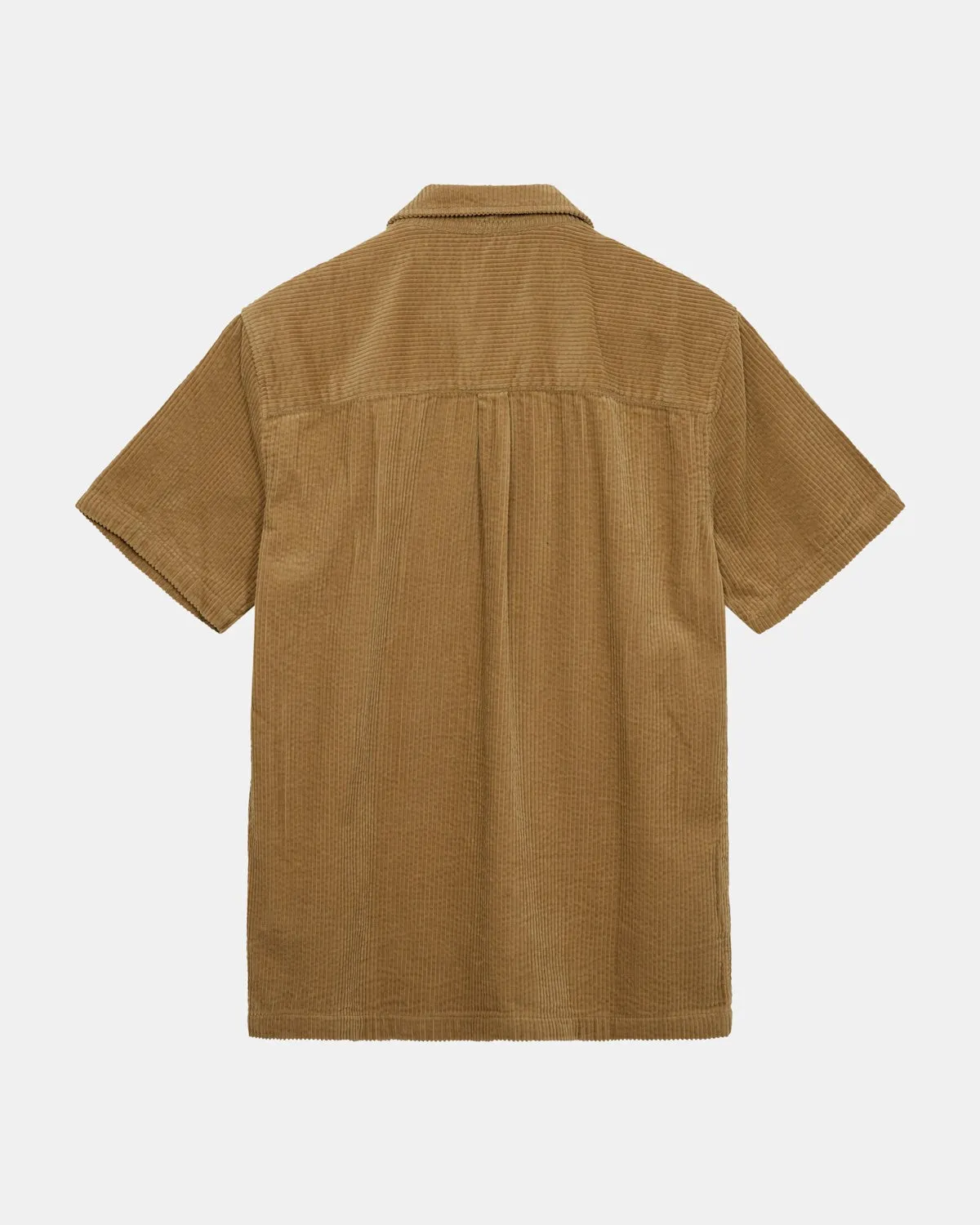 AKTHEO CORDUROY S/S SHIRT - Incense sold by anerkjendt product image thumbnail 3