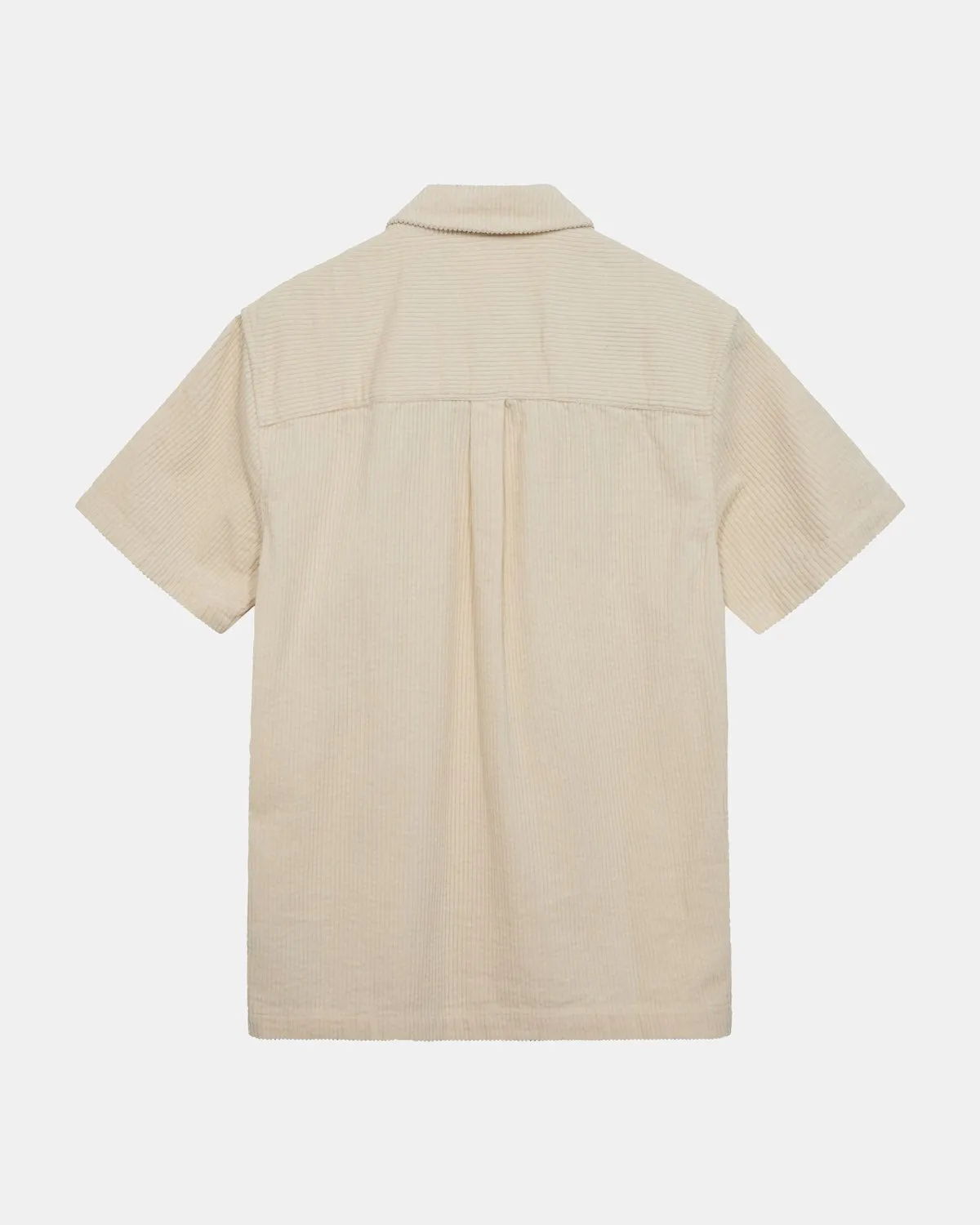 AKTHEO CORDUROY S/S SHIRT - Tofu sold by anerkjendt product image thumbnail 3