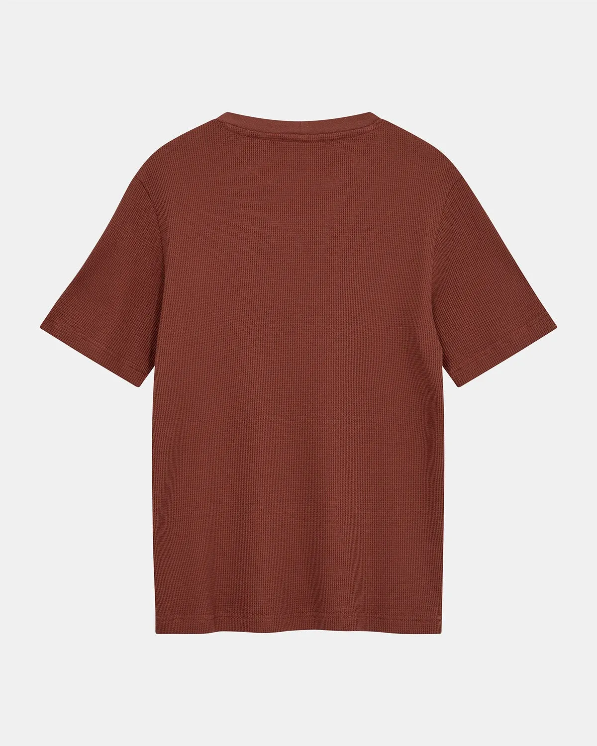 AKKIKKI S/S WAFFLE TEE - Auburn sold by anerkjendt product image thumbnail 3