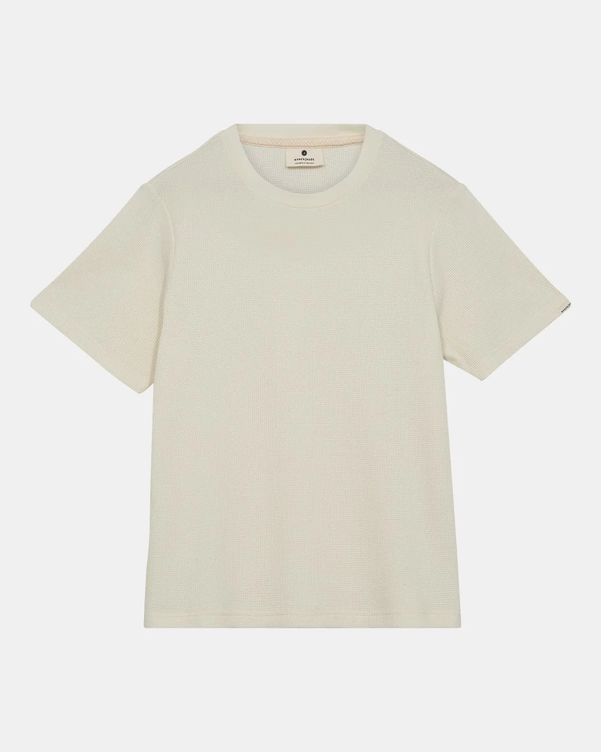 AKKIKKI S/S WAFFLE TEE - Tofu sold by anerkjendt