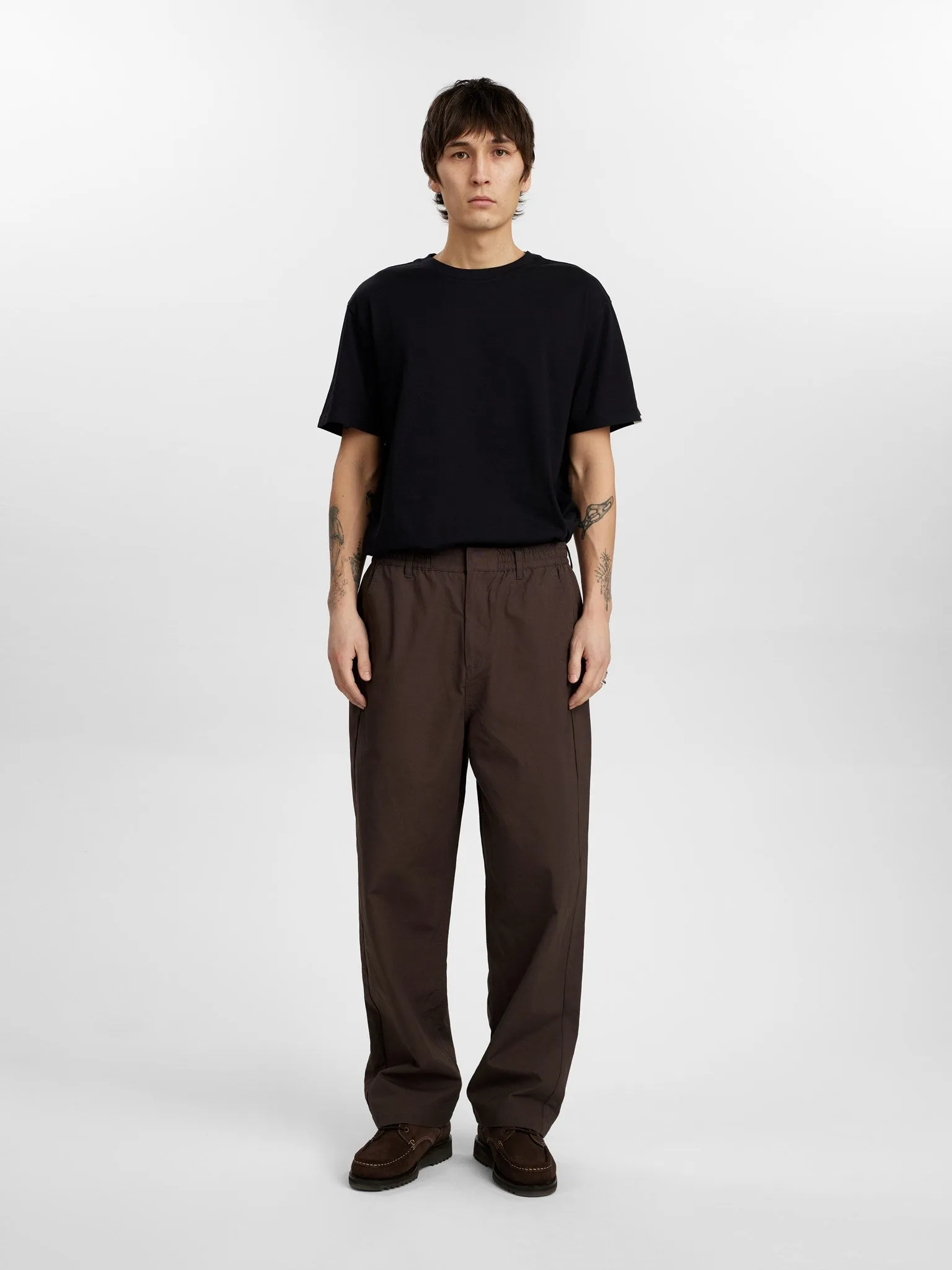 AKJAKOB RIBSTOP PANTS - Chocolate Brown sold by anerkjendt product image thumbnail 3