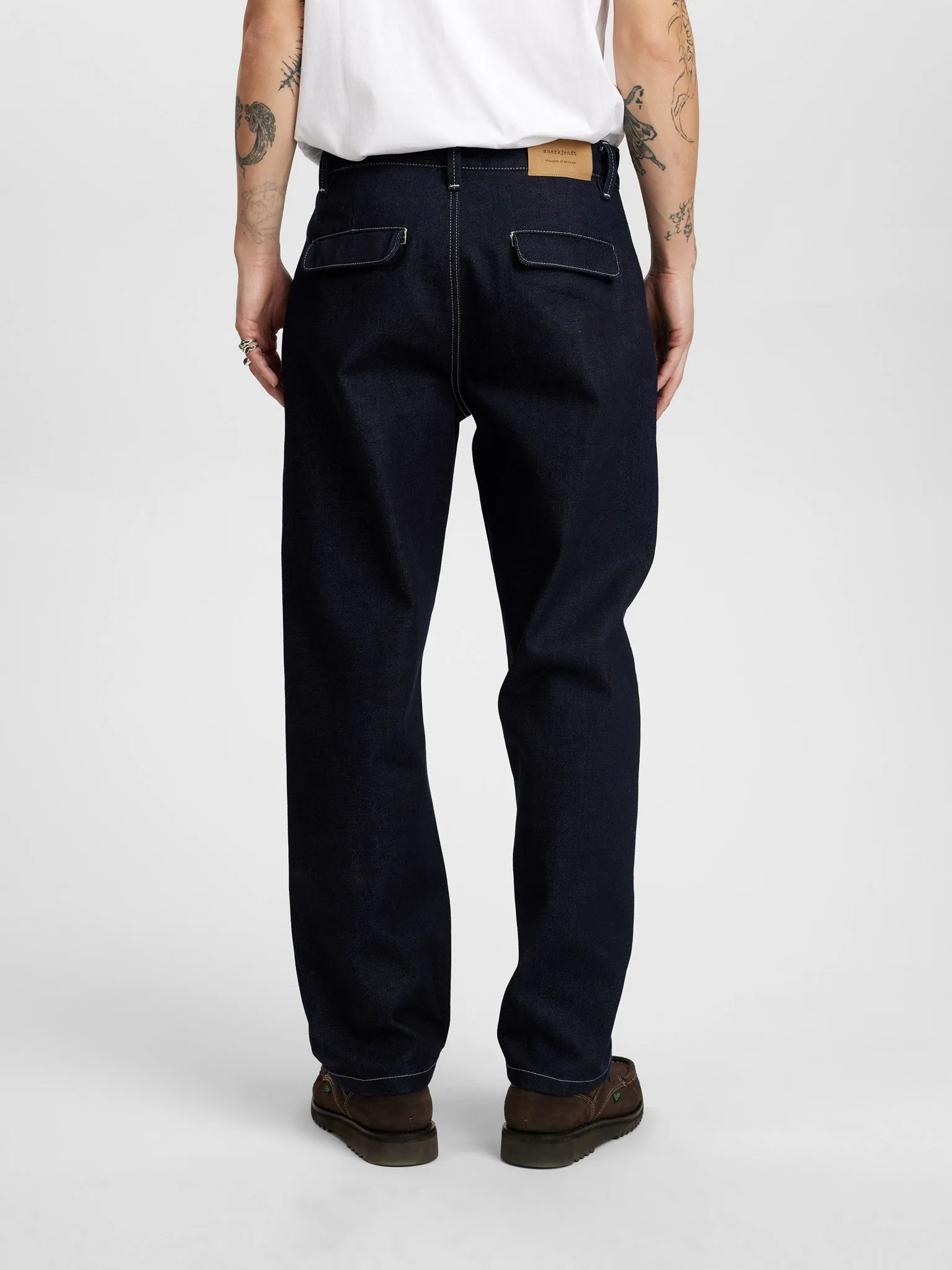 AKJAN DENIM PANTS - Sky Captain sold by anerkjendt product image thumbnail 2