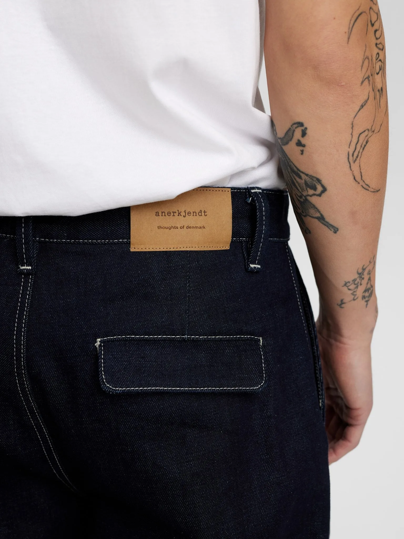 AKJAN DENIM PANTS - Sky Captain sold by anerkjendt product image thumbnail 5