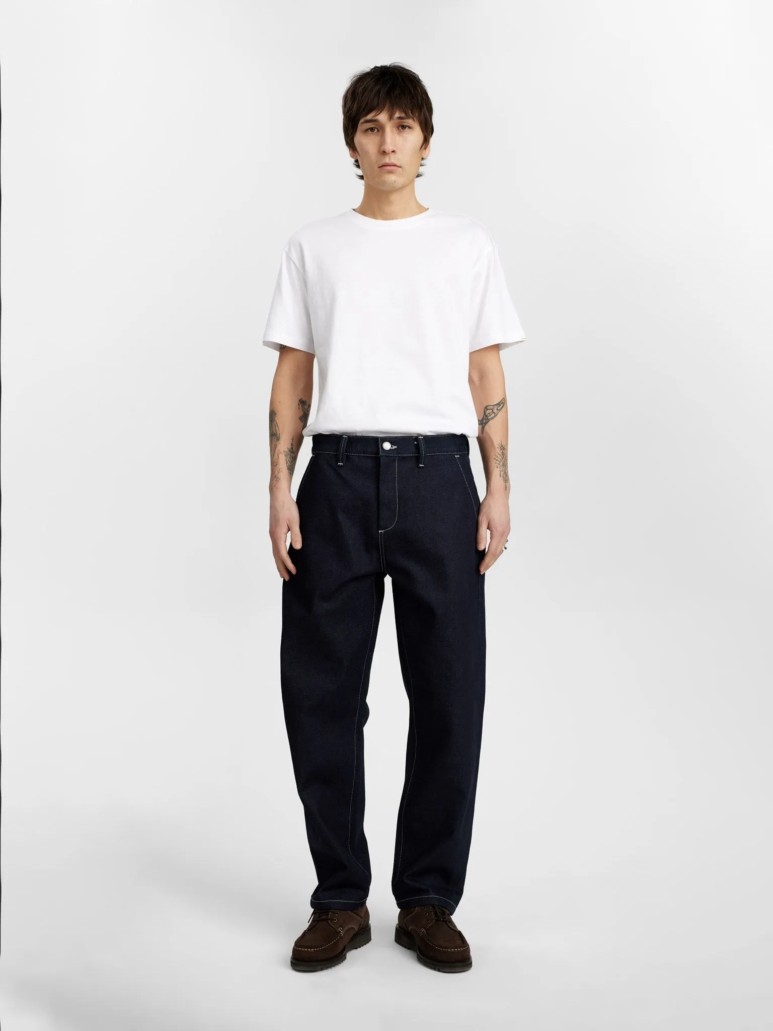 AKJAN DENIM PANTS - Sky Captain sold by anerkjendt product image thumbnail 3