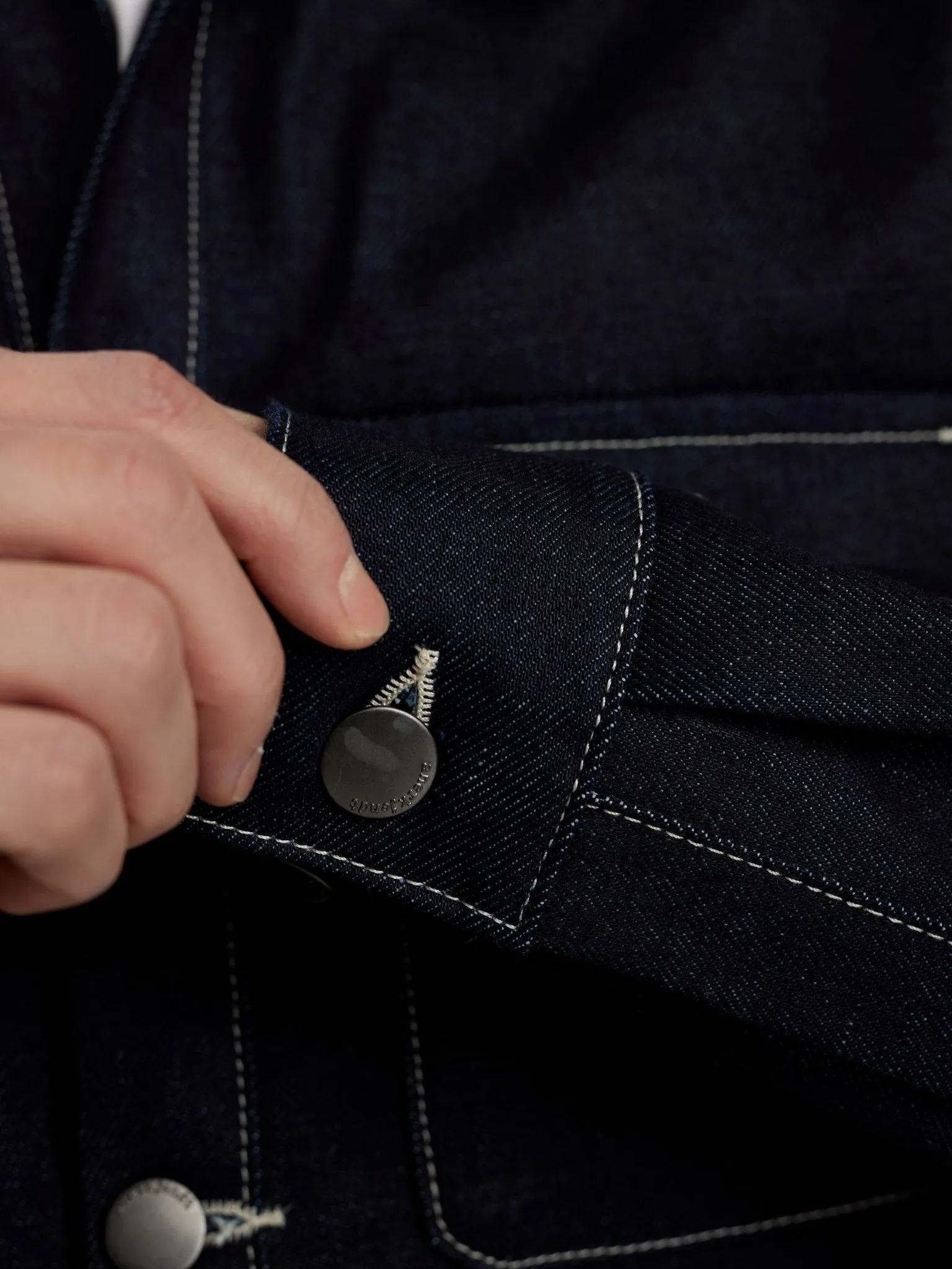 AKOSCAR DENIM OVERSHIRT - Sky Captain sold by anerkjendt product image thumbnail 5