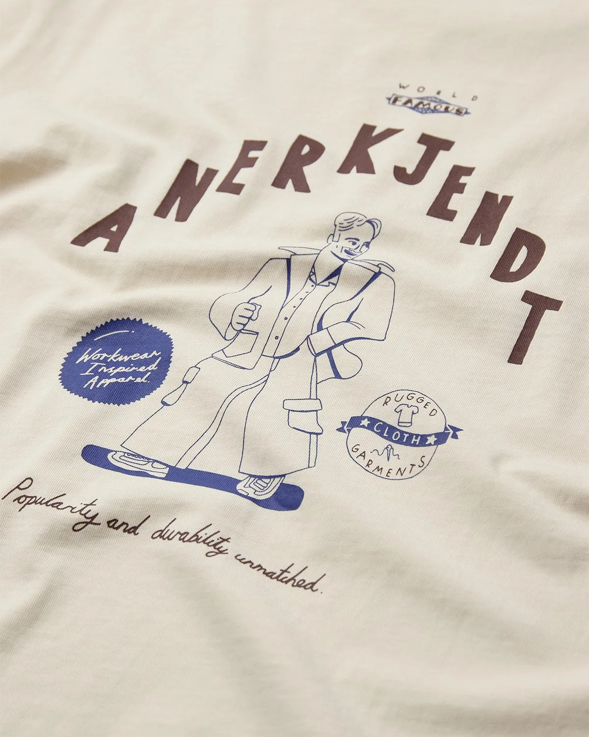 AKKIKKI GO OUTSIDE MORE SS TEE - Tofu sold by anerkjendt product image thumbnail 4