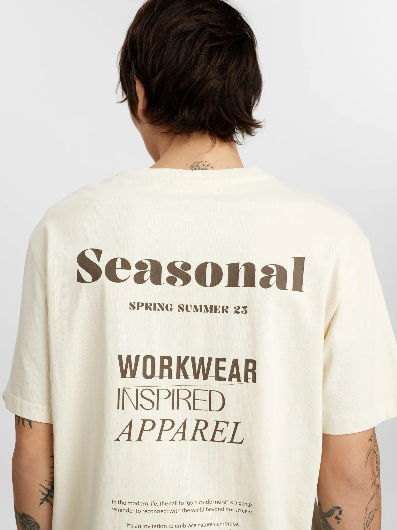 AKKIKKI SEASONAL TEE - Tofu sold by anerkjendt product image thumbnail 5