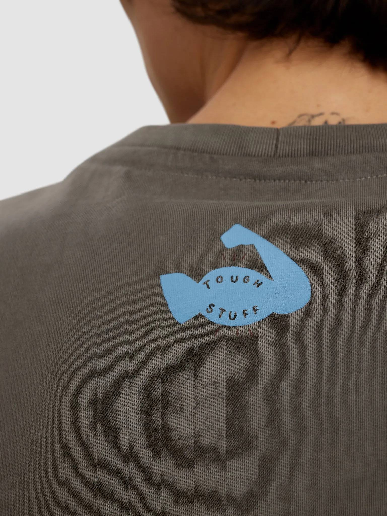 AKKIKKI ENDURING SS TEE - Steel Gray sold by anerkjendt product image thumbnail 5