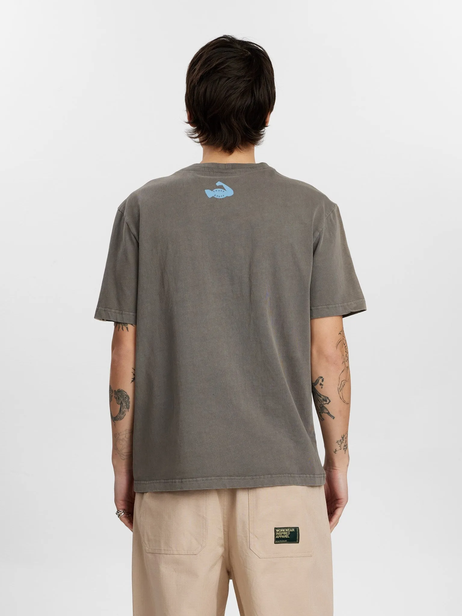 AKKIKKI ENDURING SS TEE - Steel Gray sold by anerkjendt product image thumbnail 2