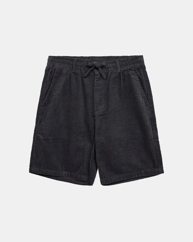 AKJAN CORDUROY SHORTS. - Indian Teal sold by anerkjendt