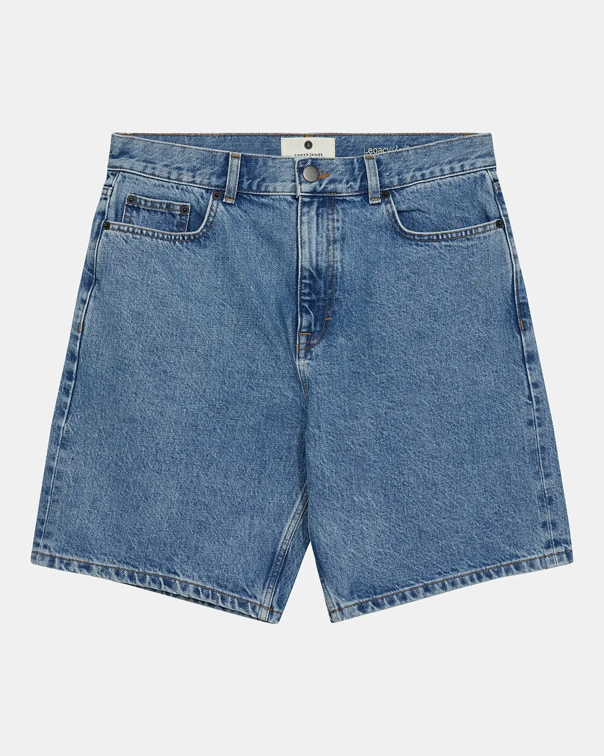 AKJAN DENIM SHORTS - Medium Blue Denim sold by anerkjendt