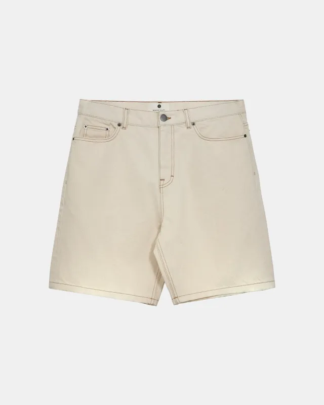AKJAN DENIM SHORTS - Tofu sold by anerkjendt