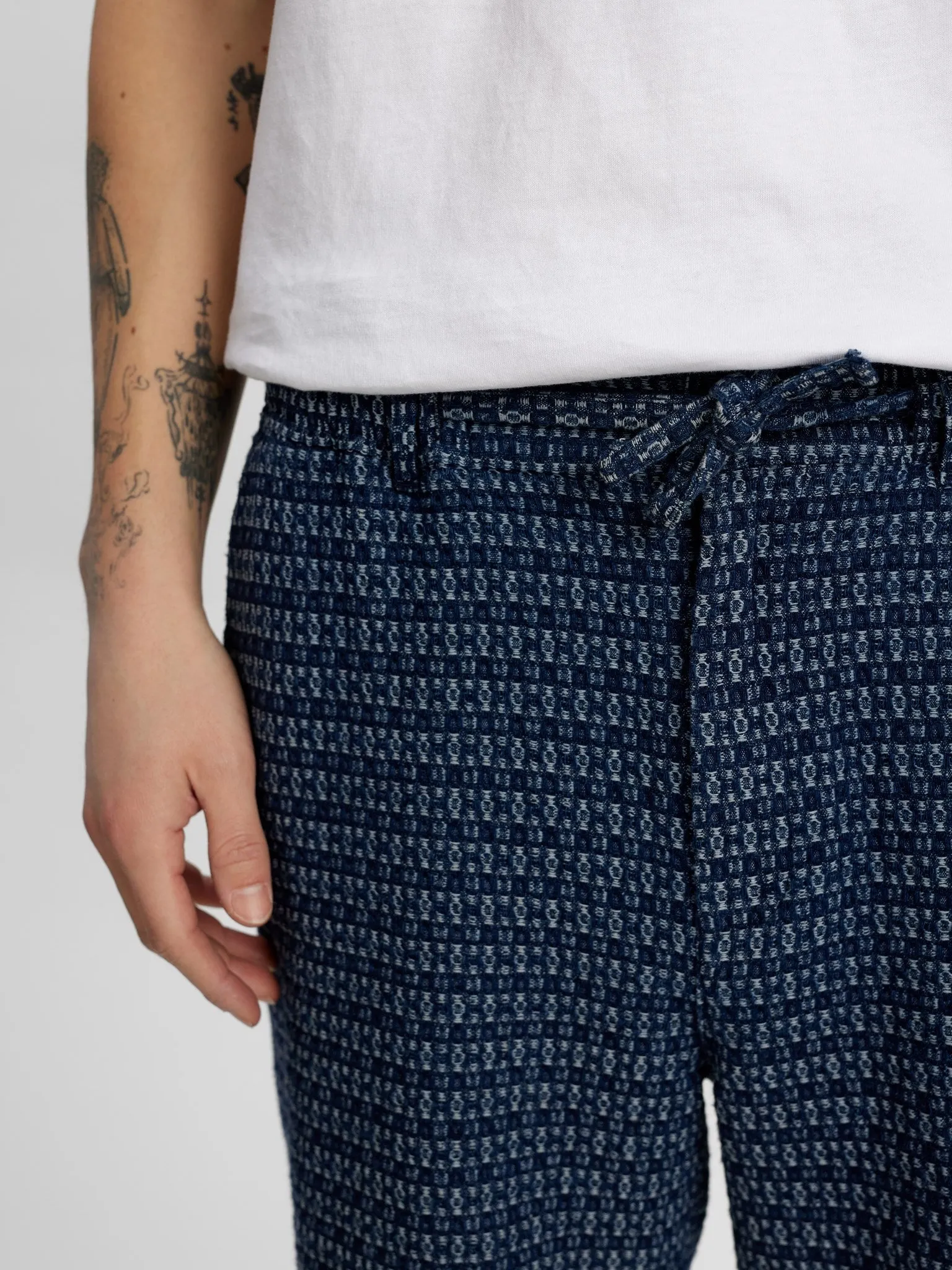AKJAN INDIGO SHORTS - Sky Captain sold by anerkjendt product image thumbnail 4