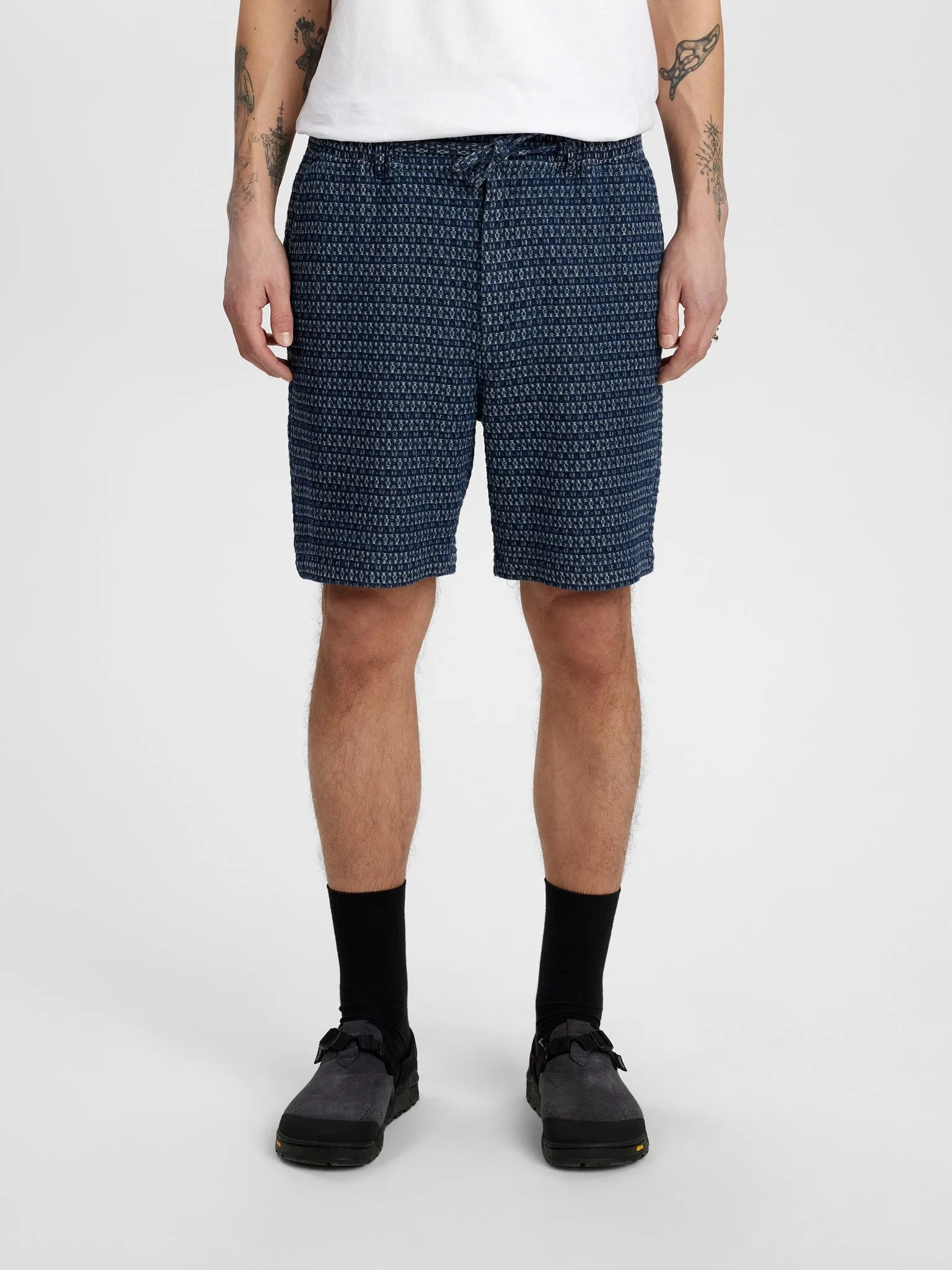 AKJAN INDIGO SHORTS - Sky Captain sold by anerkjendt