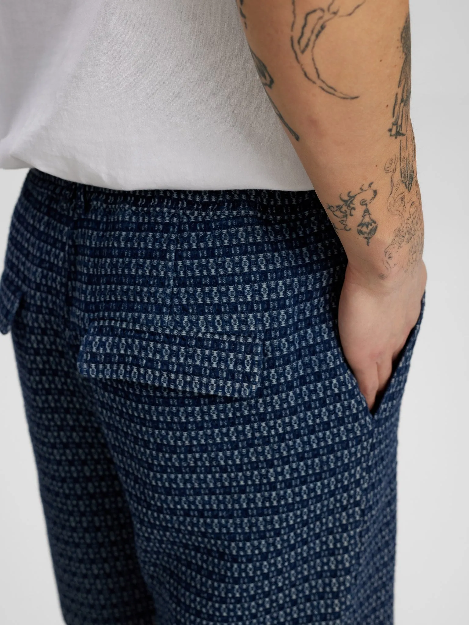 AKJAN INDIGO SHORTS - Sky Captain sold by anerkjendt product image thumbnail 5
