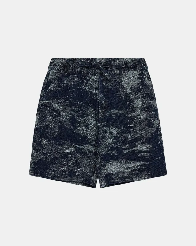 AKJAN DENIM JACQ SHORTS - Sky Captain sold by anerkjendt