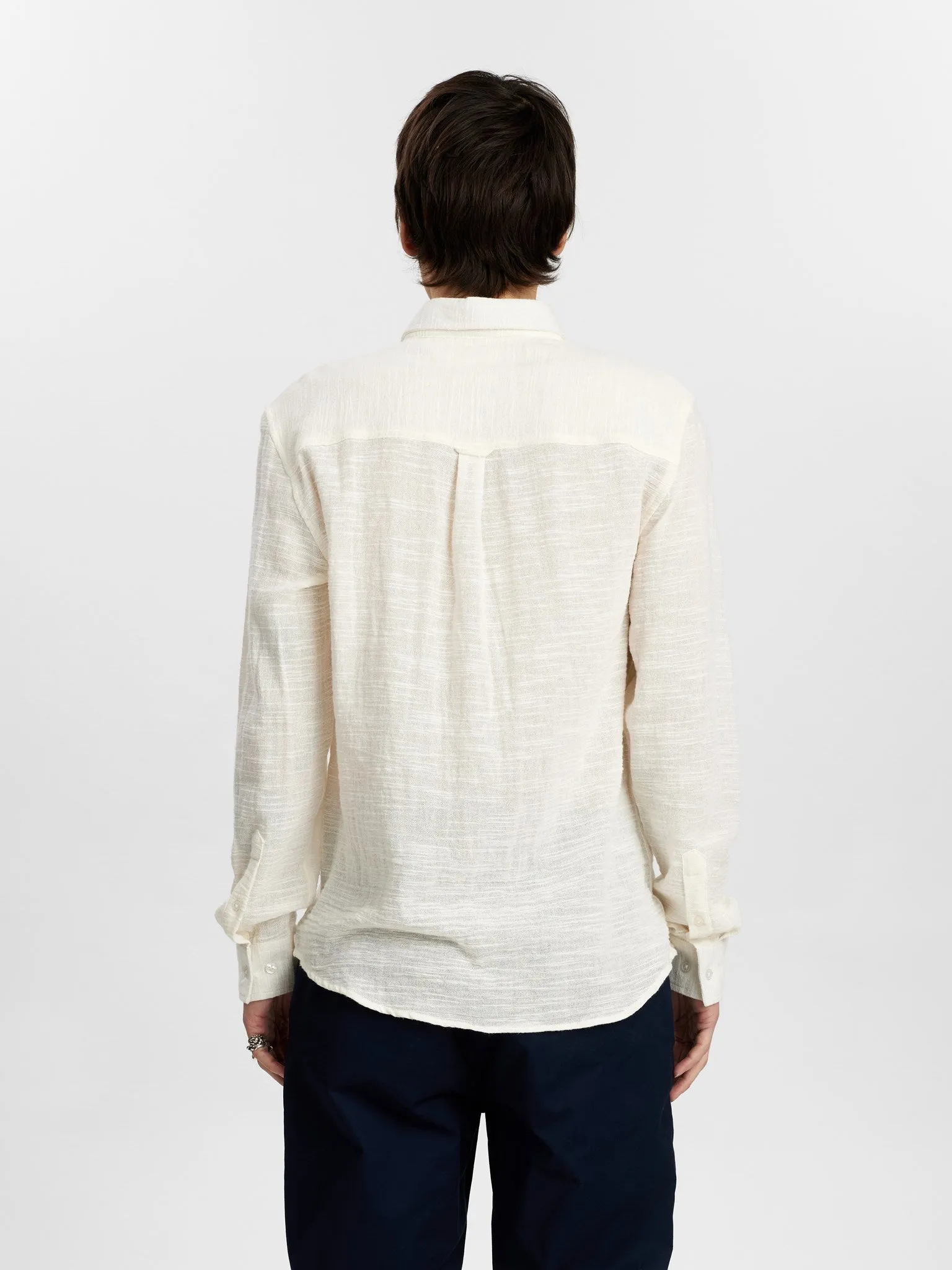 AKLOUIS NET SHIRT - Tofu sold by anerkjendt product image thumbnail 4