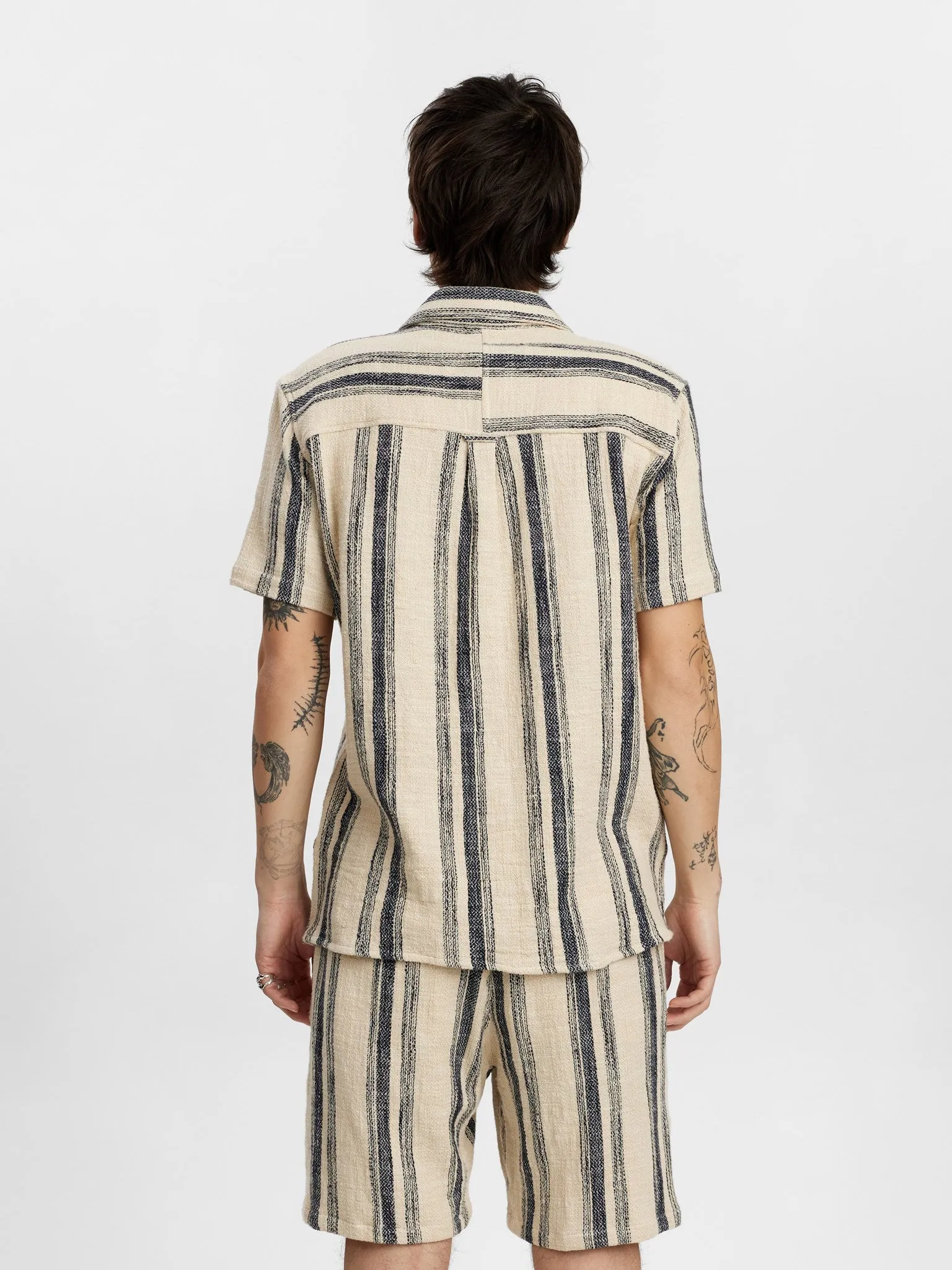 AKLEON STRUCSTURE S/S SHIRT - Tofu sold by anerkjendt product image thumbnail 4