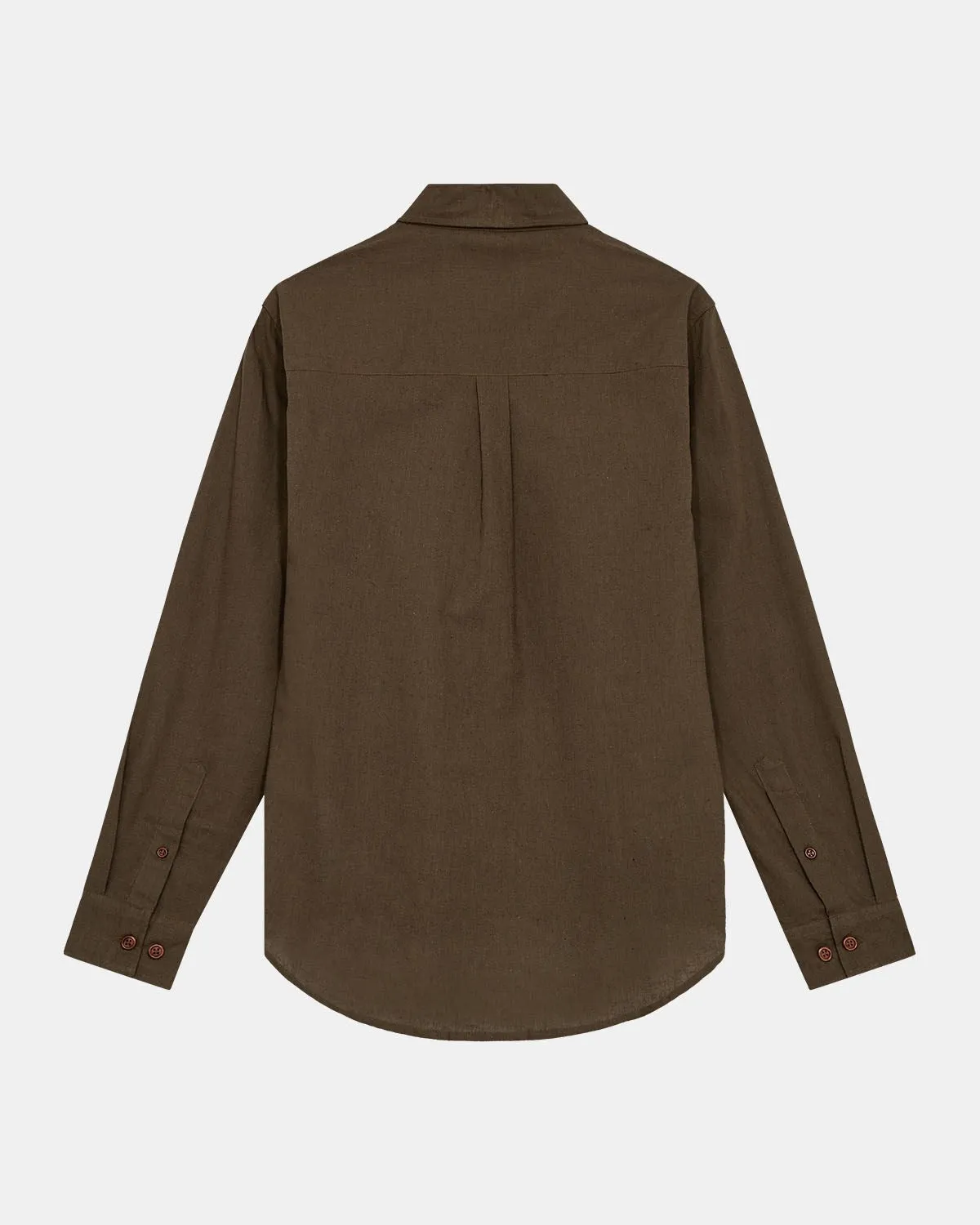 AKLEIF L/S COT/LINEN SHIRT - Cub sold by anerkjendt product image thumbnail 3