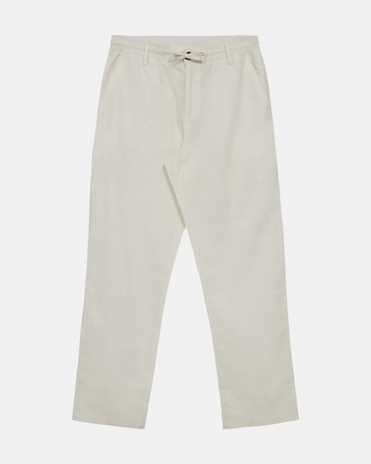 AKJAN COT/LINEN ELA PANTS - Tofu sold by anerkjendt