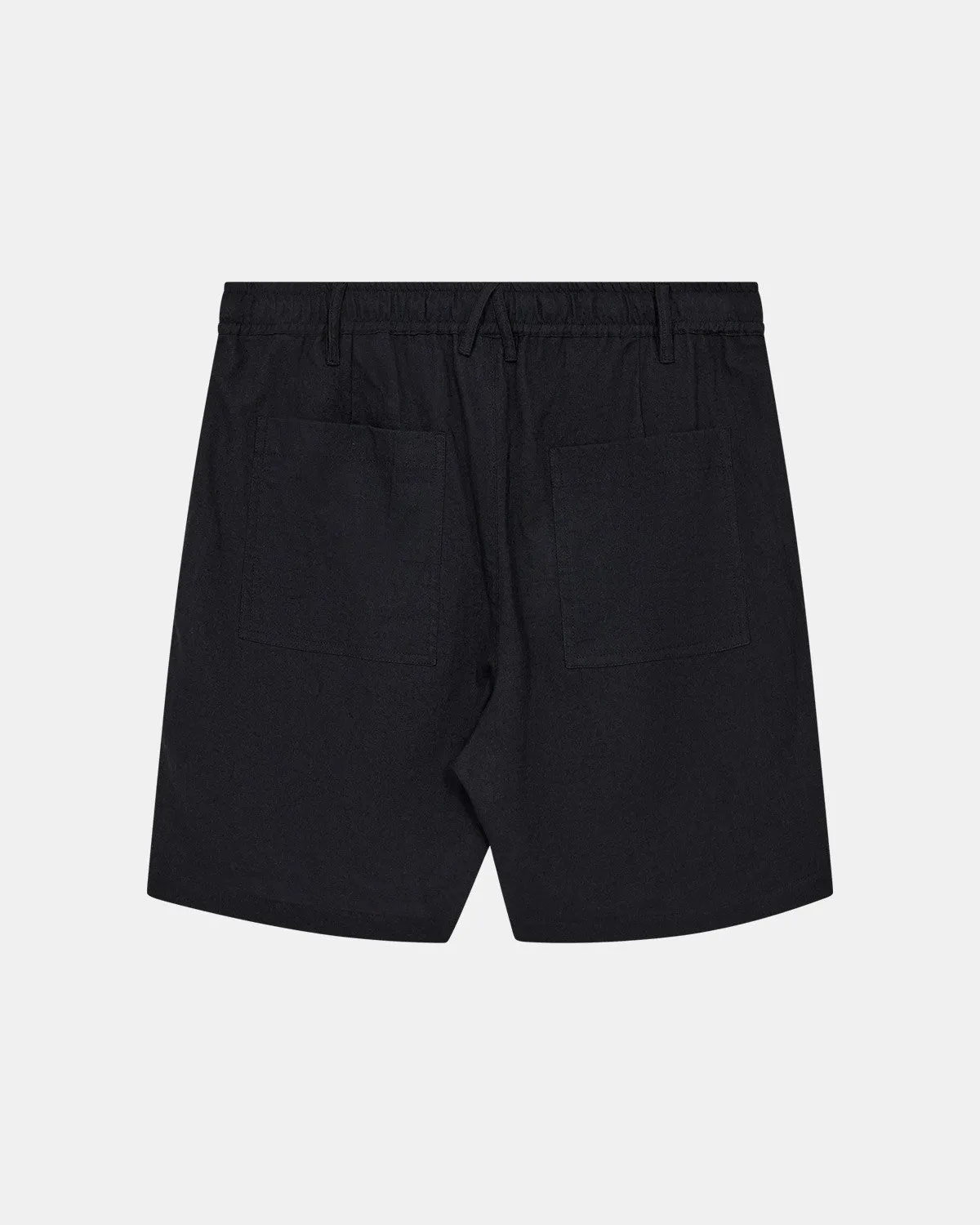 AKLT JAMES COT/LINEN ELA SHORTS - Caviar sold by anerkjendt product image thumbnail 2