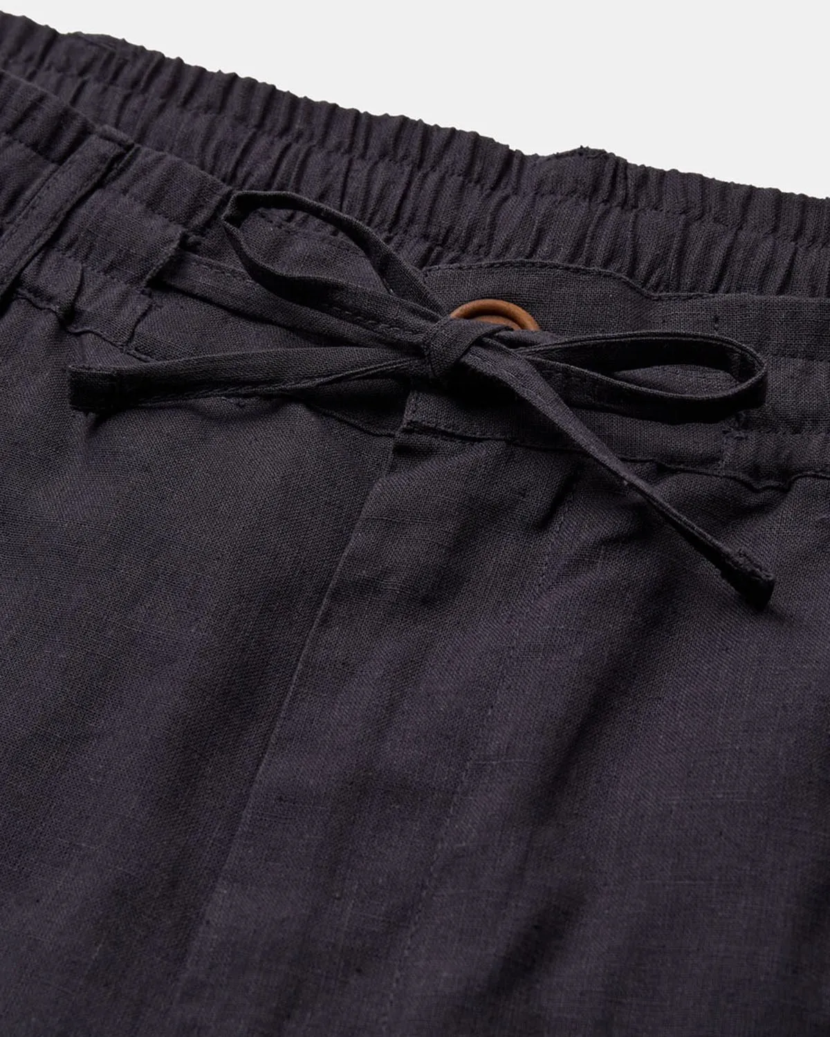 AKLT JAMES COT/LINEN ELA SHORTS - Dark Grey sold by anerkjendt product image thumbnail 2